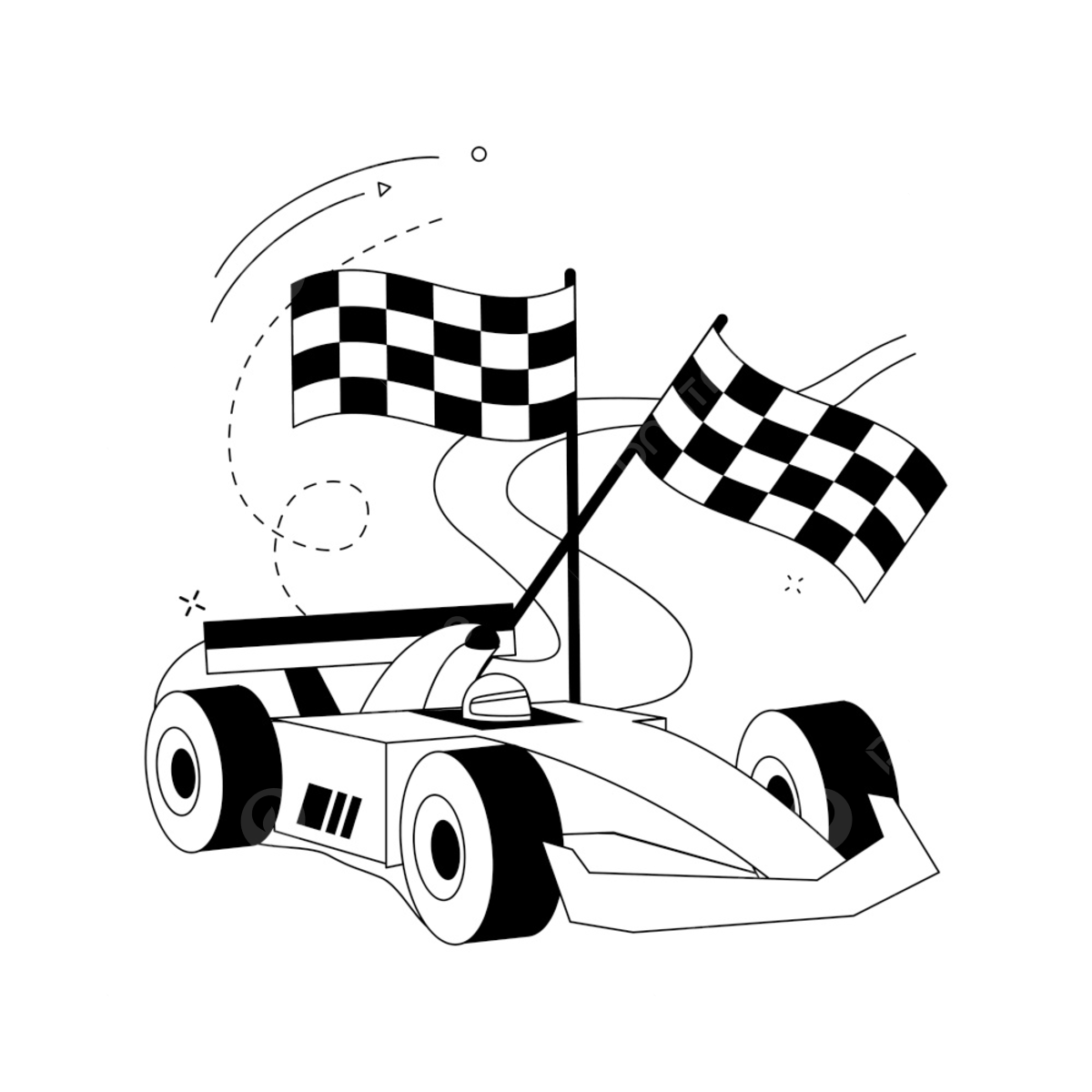 Wallpaper #uGiFH5MBSpphPi3-zCtv411 Car Race Abstract Concept Vector Illustration Leader Auto Automobile