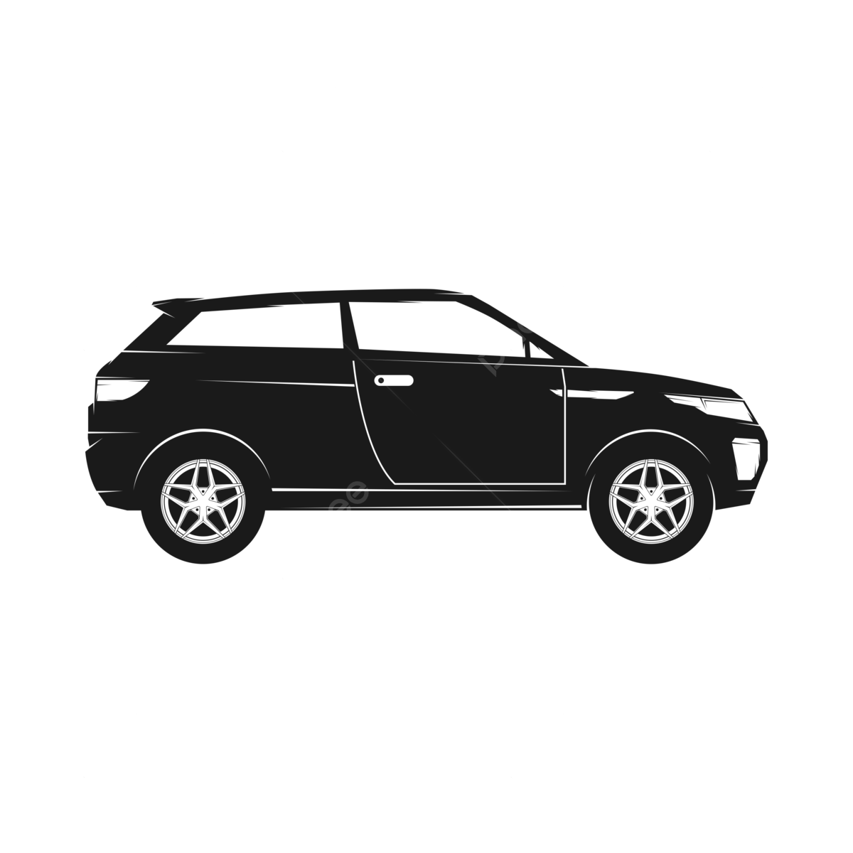 Wallpaper #GeqjVZMBlwTYPL18_Q4T283 Silhouette SUV Car SUV Car SUV Car Png and Vector with Transparent