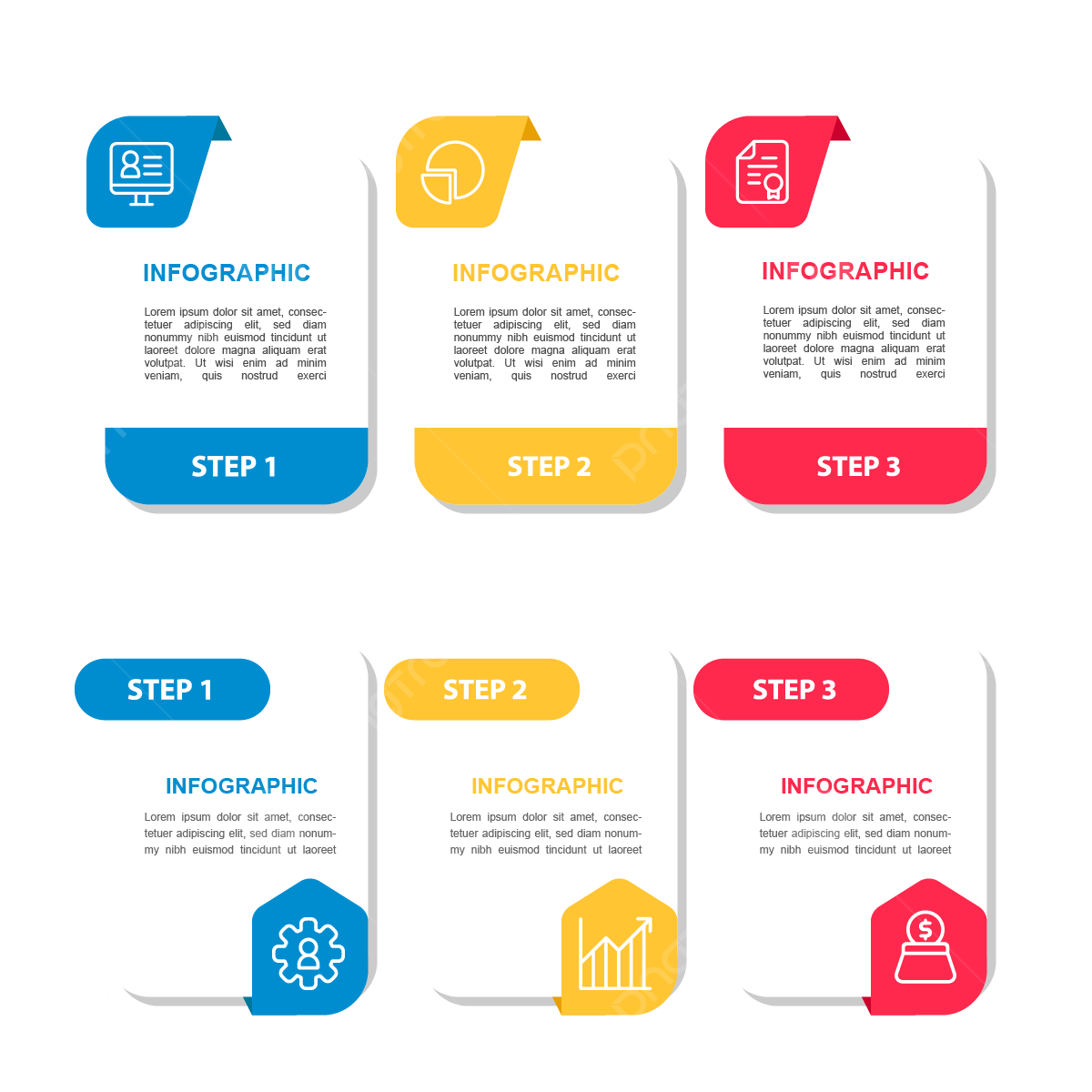 Wallpaper #fDH7NZMB5zzyi_yYhVhu298 Infographic 6 Elements Vector HD Images Infographic Elements Template