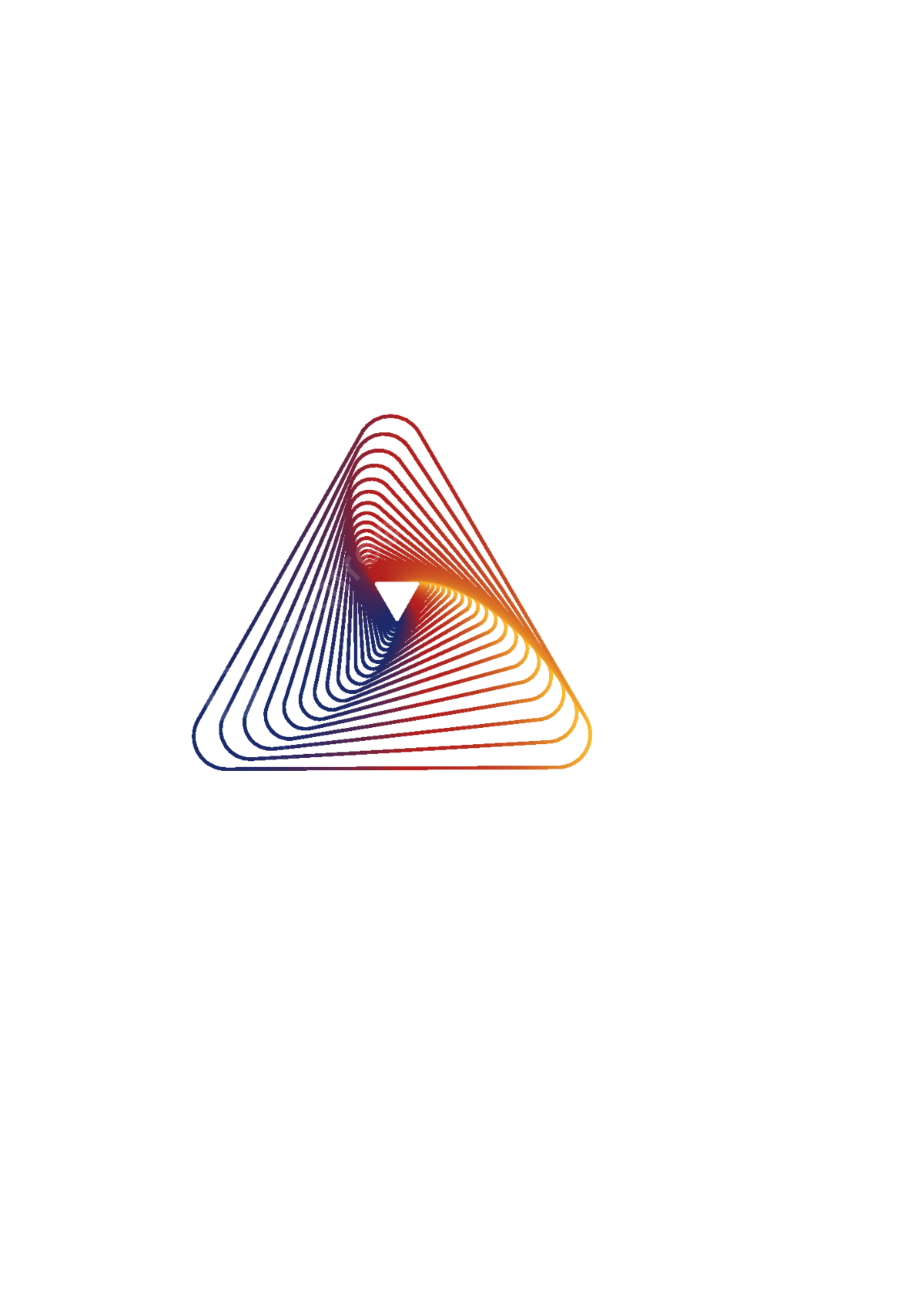 Wallpaper #9GcB_pIBSpphPi3-vp2c112 Tunnel Gradient Rounded Triangle Tunnel Technology Gradient Png and