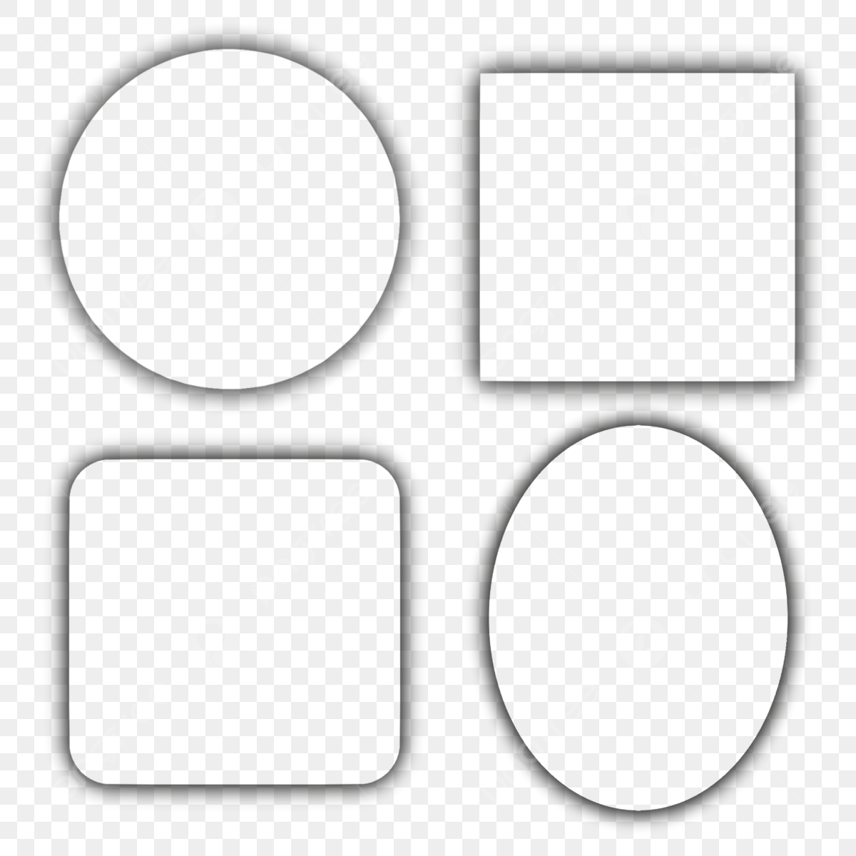 Wallpaper #klhxNJMBzN9vxX346zxu285 Shadow Frame Png Transparent Frame Shadow Set Pack Frame Shadow
