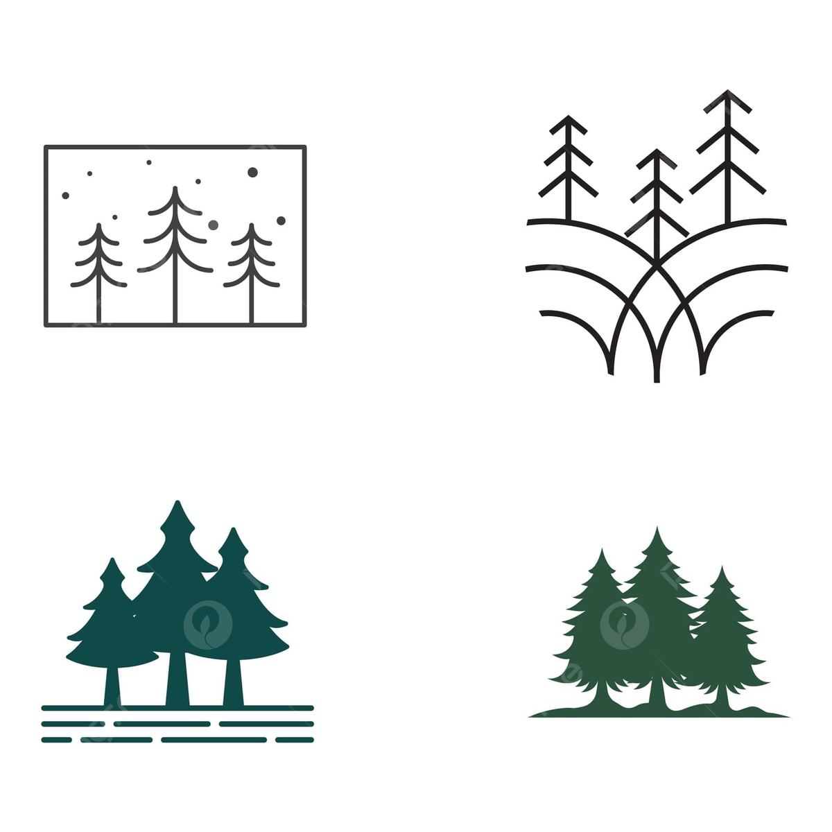 Wallpaper #BGdQC5MBSpphPi3-qtkV195 Abstract Pine Tree Logo for Various Uses Sign Wood Abstract Vector