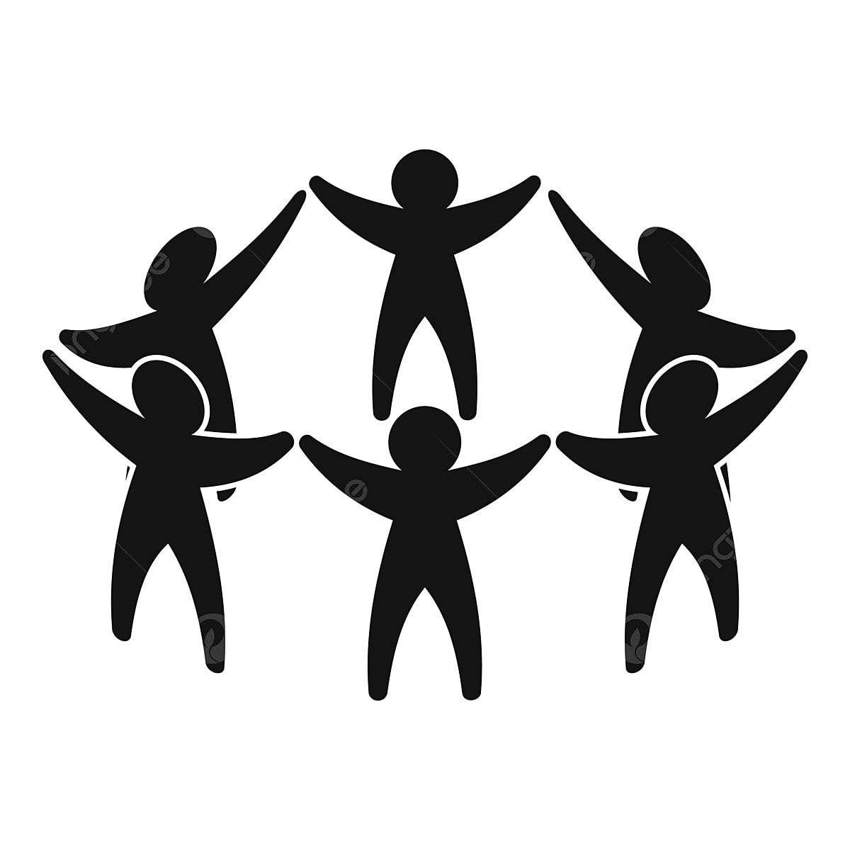 Wallpaper #2Gca7JIBSpphPi3-RFAI52 Team Silhouette Png Transparent Team or Friends Icon Simple Style