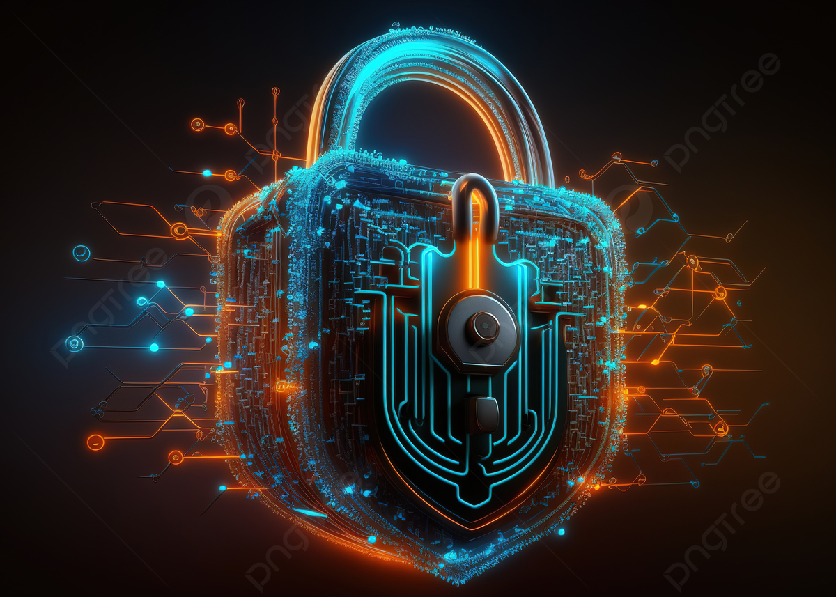 Wallpaper #KgPvZZMBpyOg8YnE5Non69 Cyber Security Concept Data Protection and Secured Internet Access AI