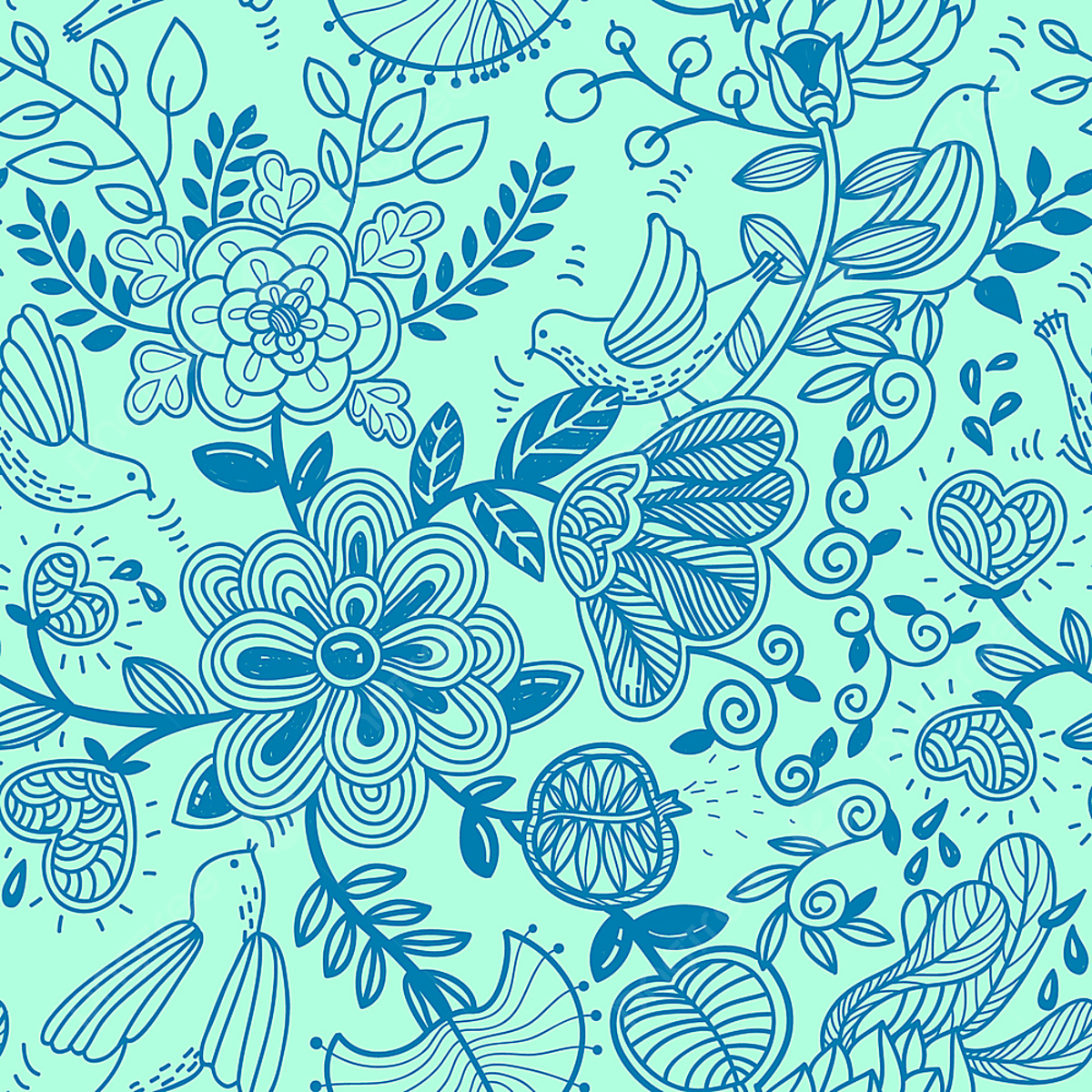 Wallpaper #9f5a4 Premium Vector Retro Seamless Background Pattern