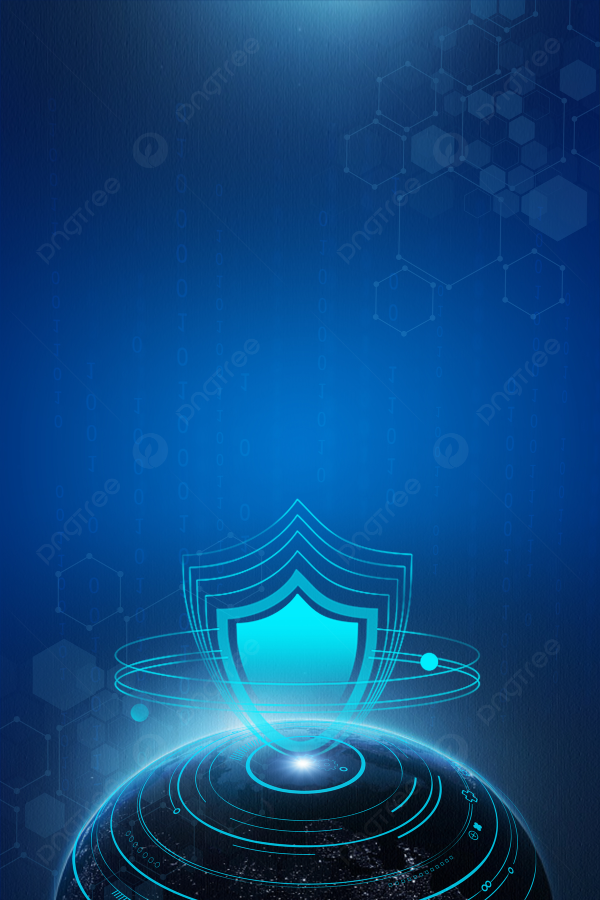 Wallpaper #cmciCJMBSpphPi3-IskH25 Cyber Security Blue Gradient Background Wallpaper Image for Free