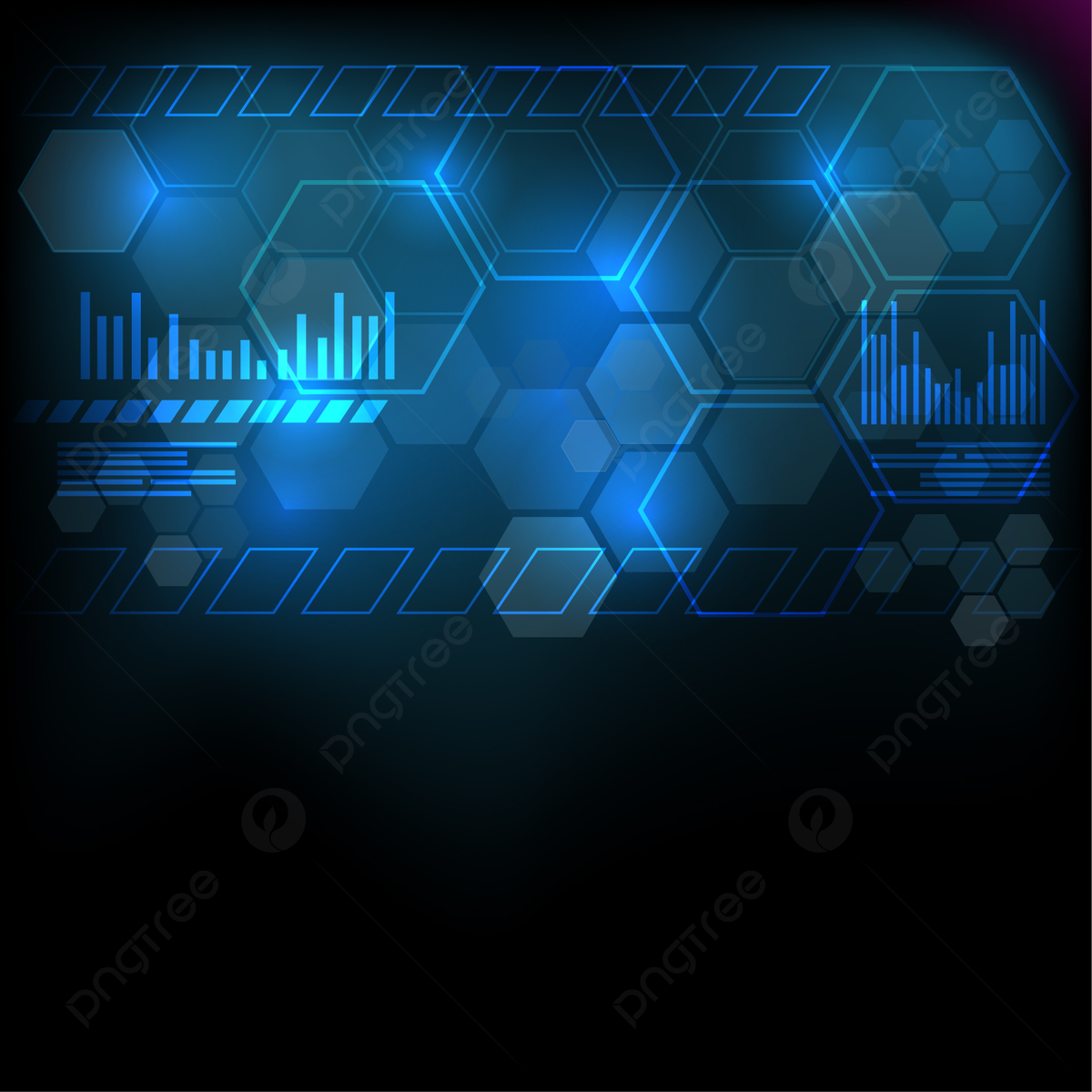 Wallpaper #zR0VLZMBlOZrFDOkp86Y192 Computador De Dados Geometricos De Tecnologia Hexagono Azul Na