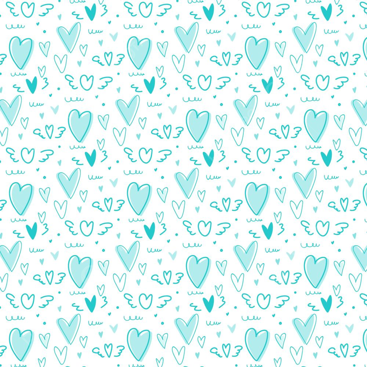 Wallpaper #Tmd395IBSpphPi3-tobx217 Hand Drawn Cute Heart Pattern Background Baby Design Retro