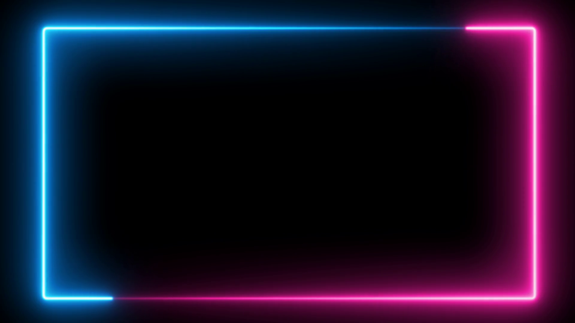 Wallpaper #eGh1IZMBSpphPi3-OzA7325 Abstract Neon Frame Fluorescent Light Loop Animation Stock Video My