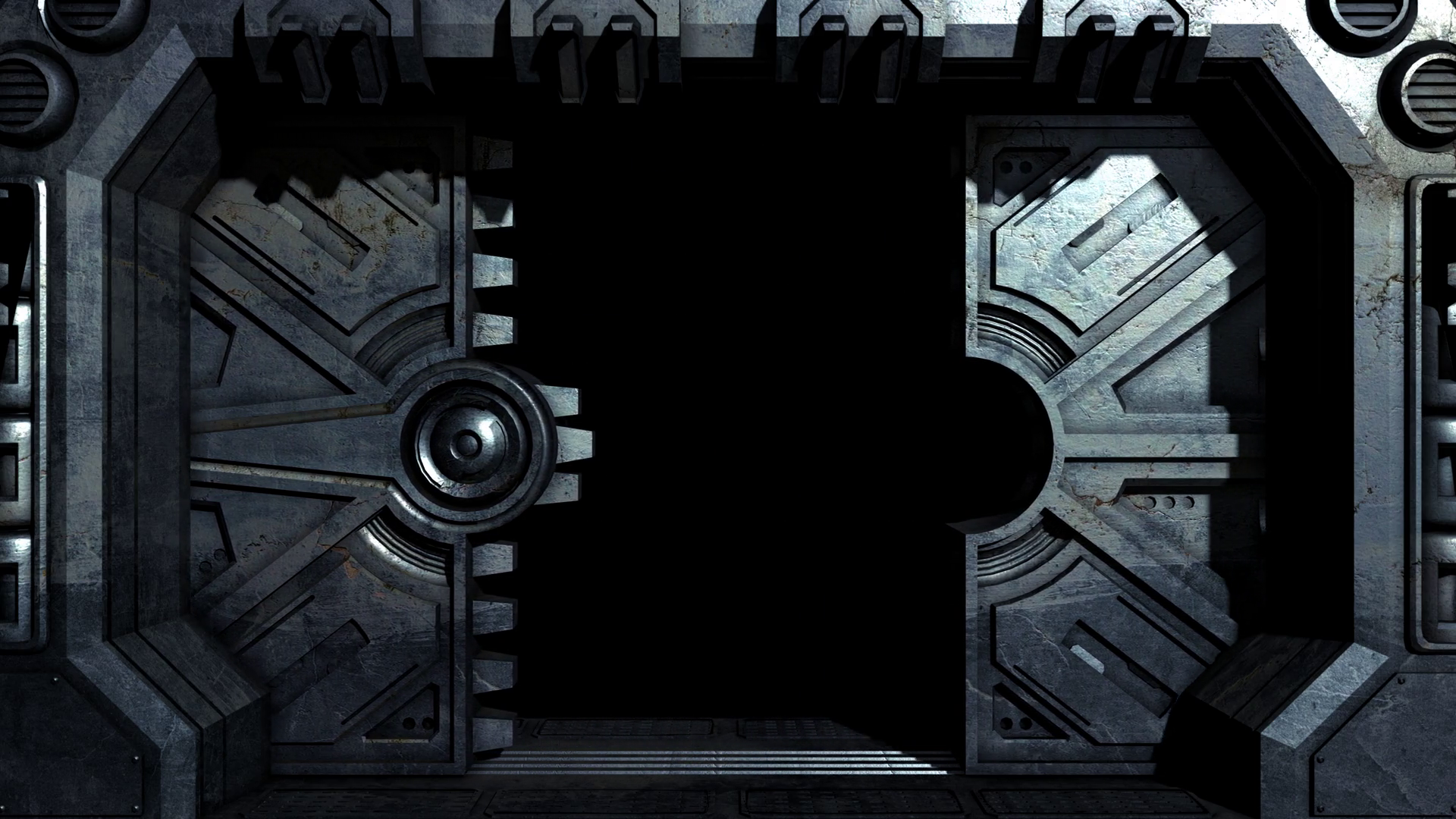 Wallpaper #eRl5Ho8BtGB6xQ78OHkV32 Sci Fi Door Opening 1 Motion Background Storyblocks