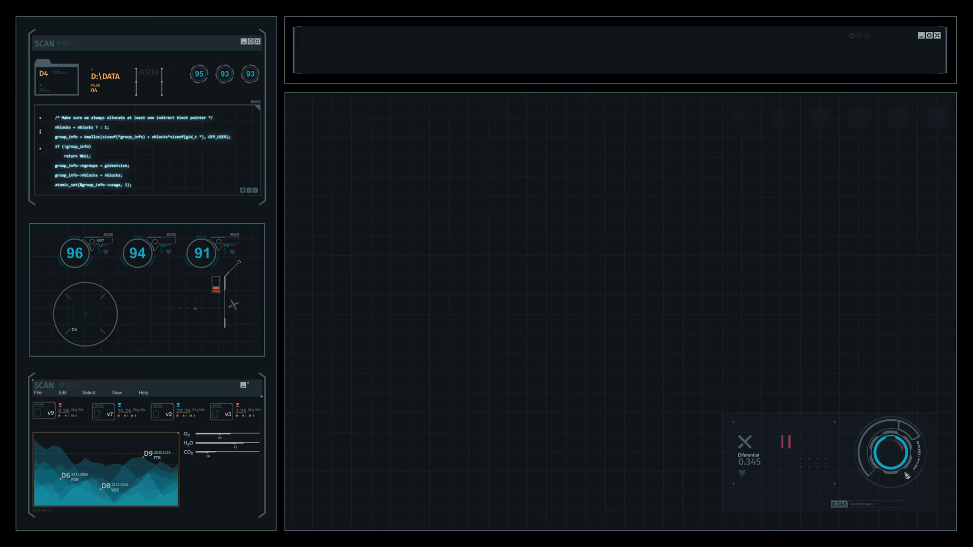 Wallpaper #Zxk7_44BtGB6xQ78cEjE35 Generic Sci Fi Display Computer Screens a Stock Motion Graphics Sbv