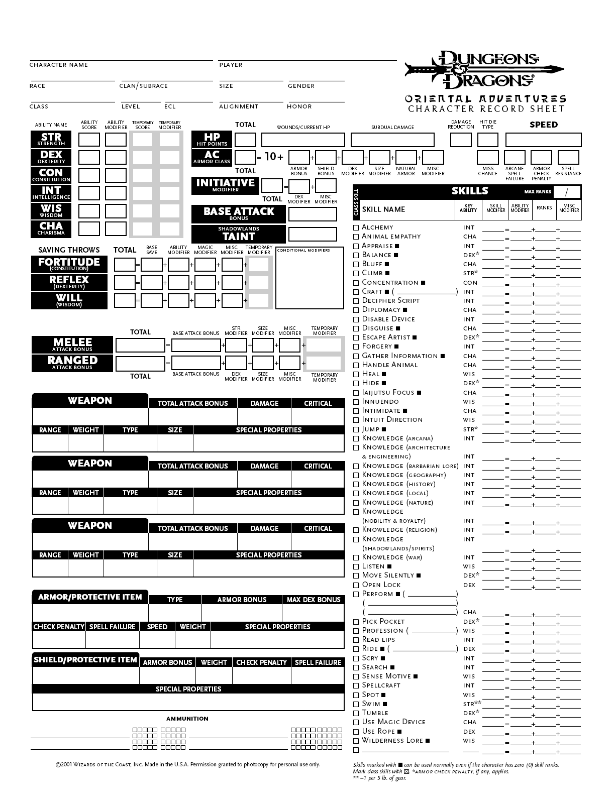 Wallpaper #CR0kLJMBlOZrFDOkVspV277 Shadowrun Character Sheet 3rd Edition Dikinot