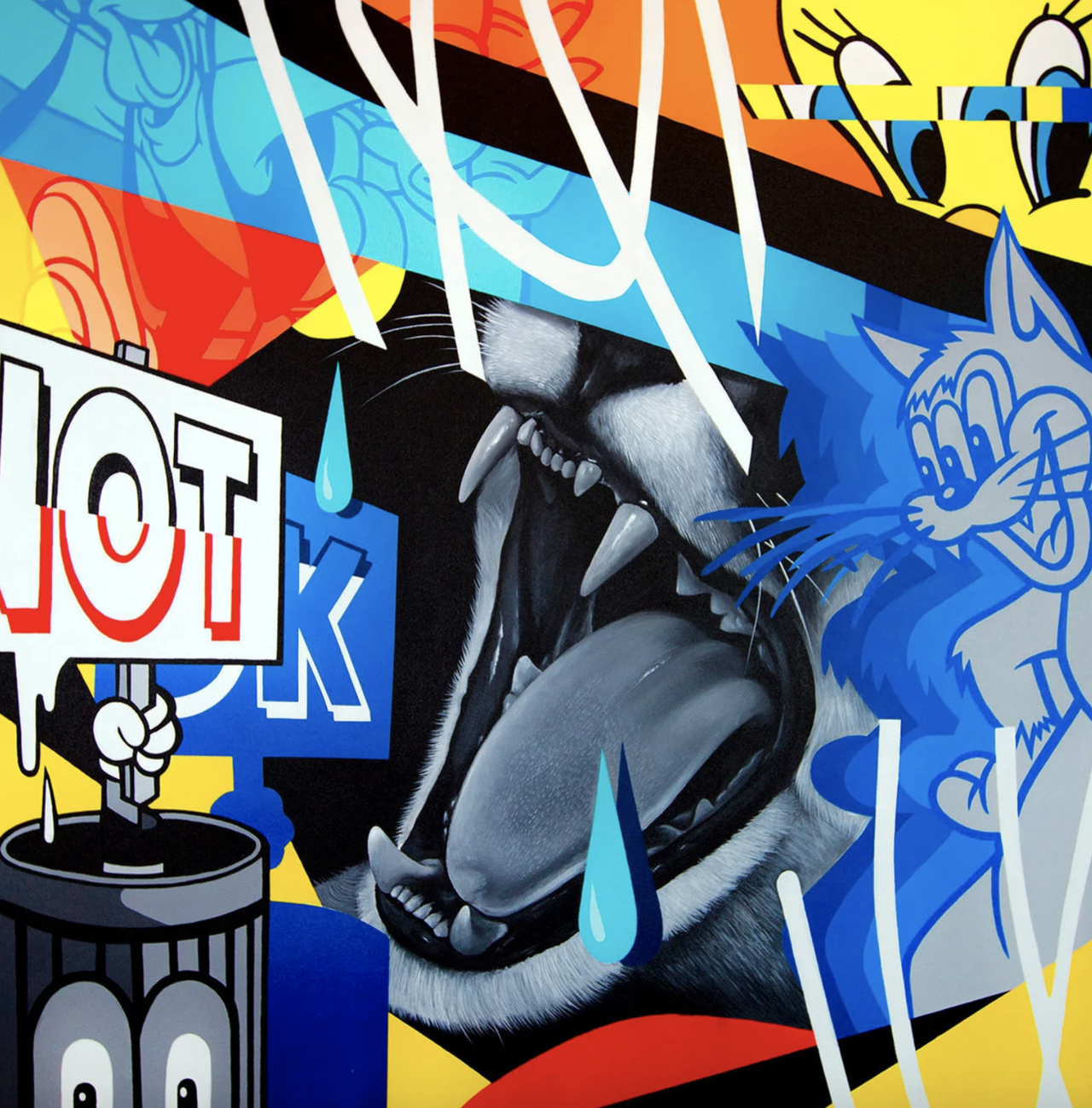 Wallpaper #L_8GaZMB3lSXT3zUVOWc85 Escape Kit Cartoon Collages Atlanta Based Artist Greg Mike