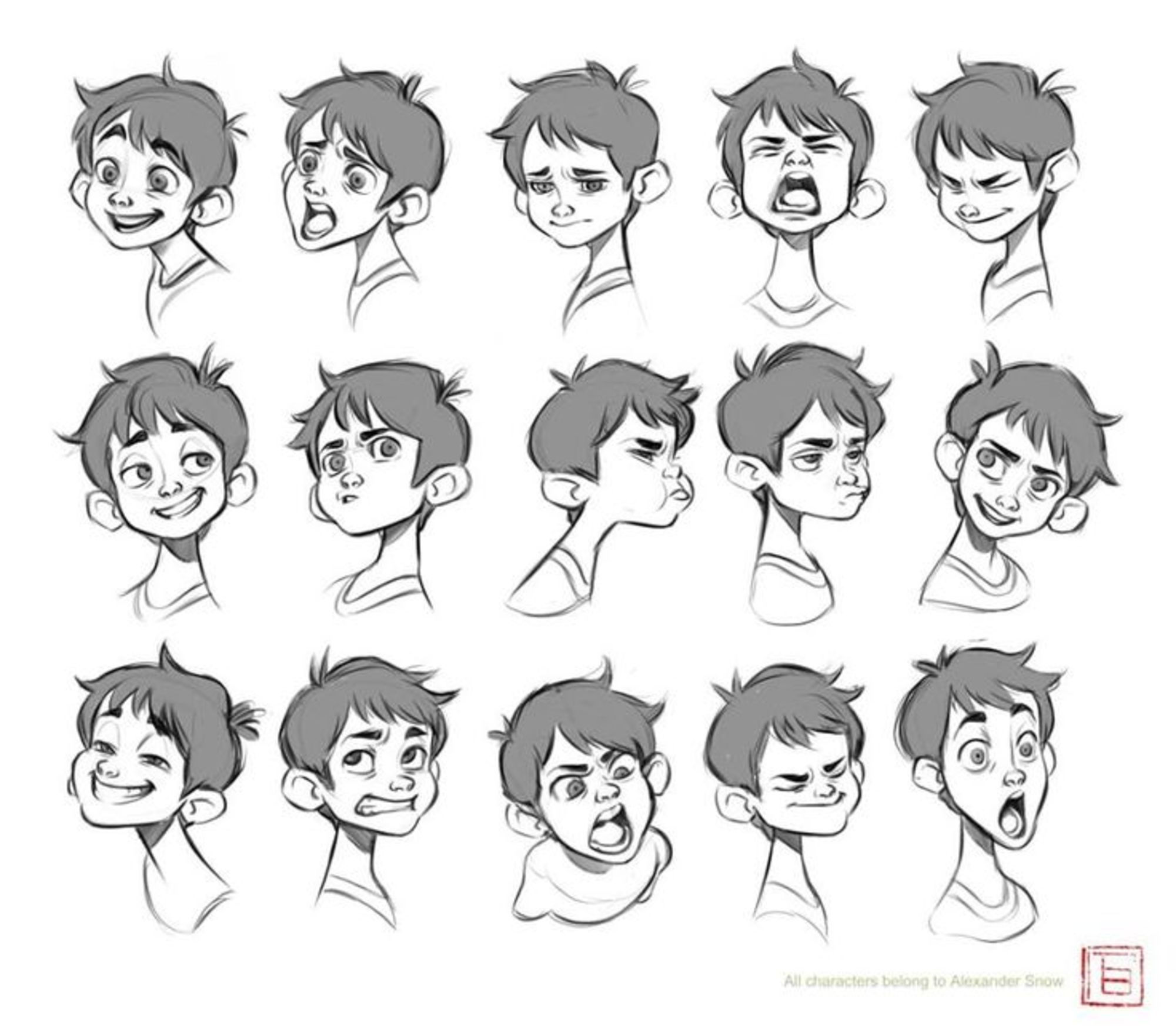 Wallpaper #PGiaG5MBSpphPi3-TiDb157 Facial Expression Sketches at Paintingvalleycom Explore Collection