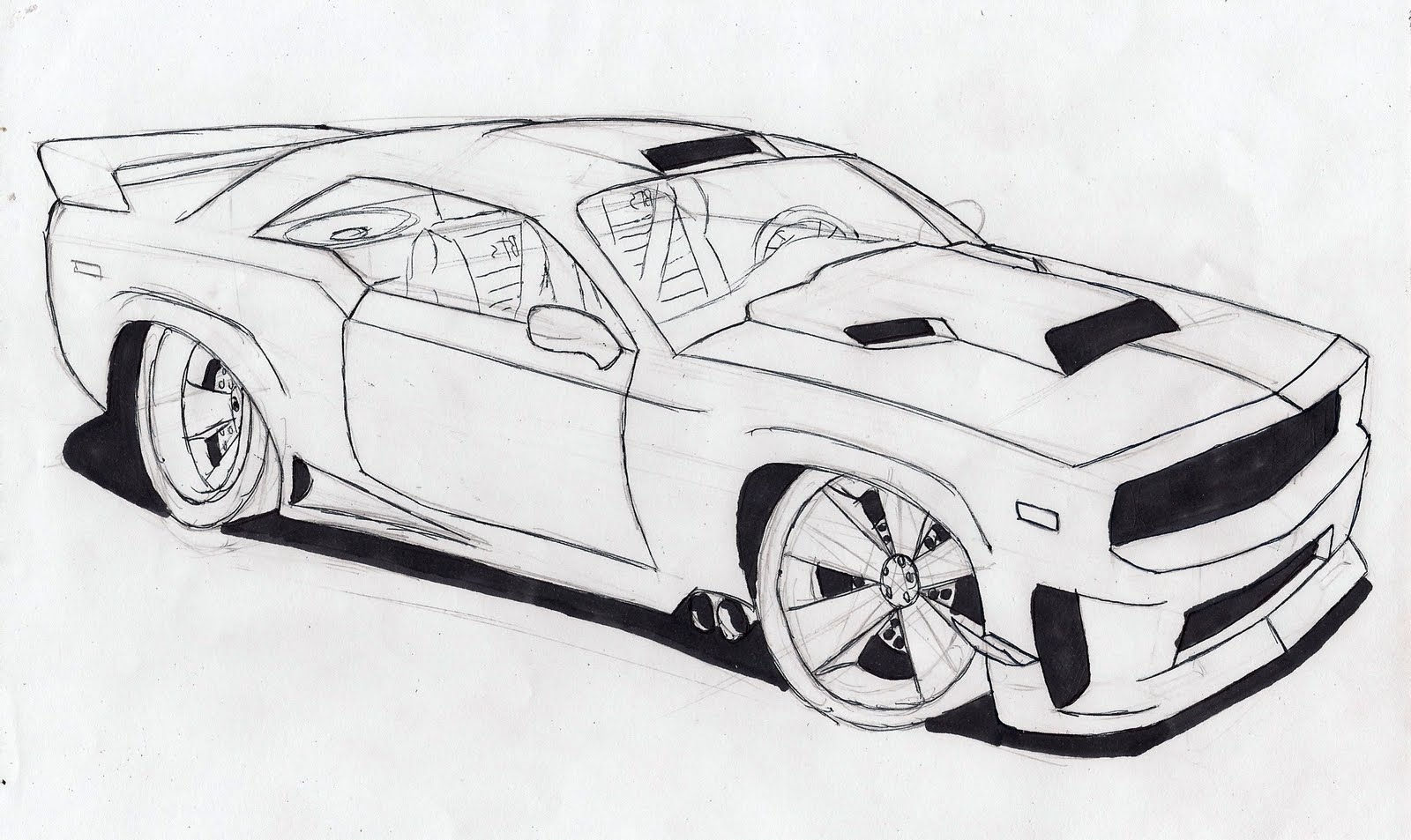 Wallpaper #BEZBVZcBqAgmjOk2Fl6z115 3D Sketch of a Car at Paintingvalleycom Explore Collection of 3D