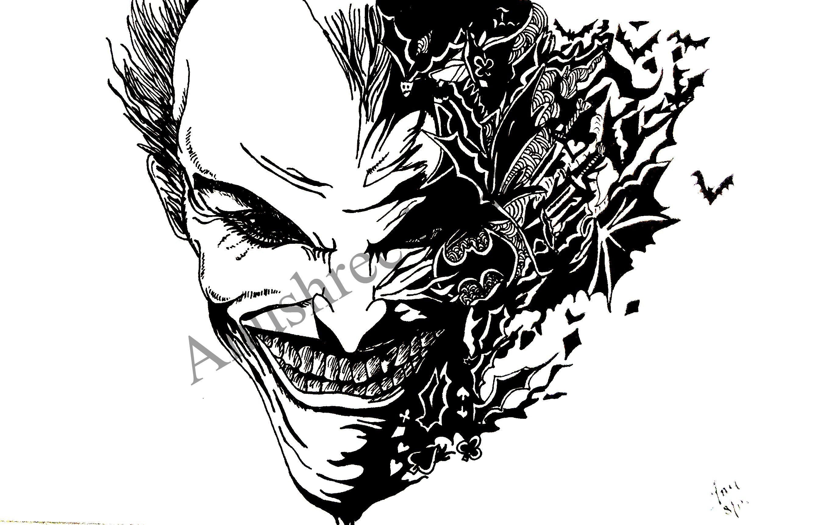 Wallpaper #5s4WJZMB71dOy6JZUxII54 Joker Sketch at Paintingvalleycom Explore Collection of Joker Sketch