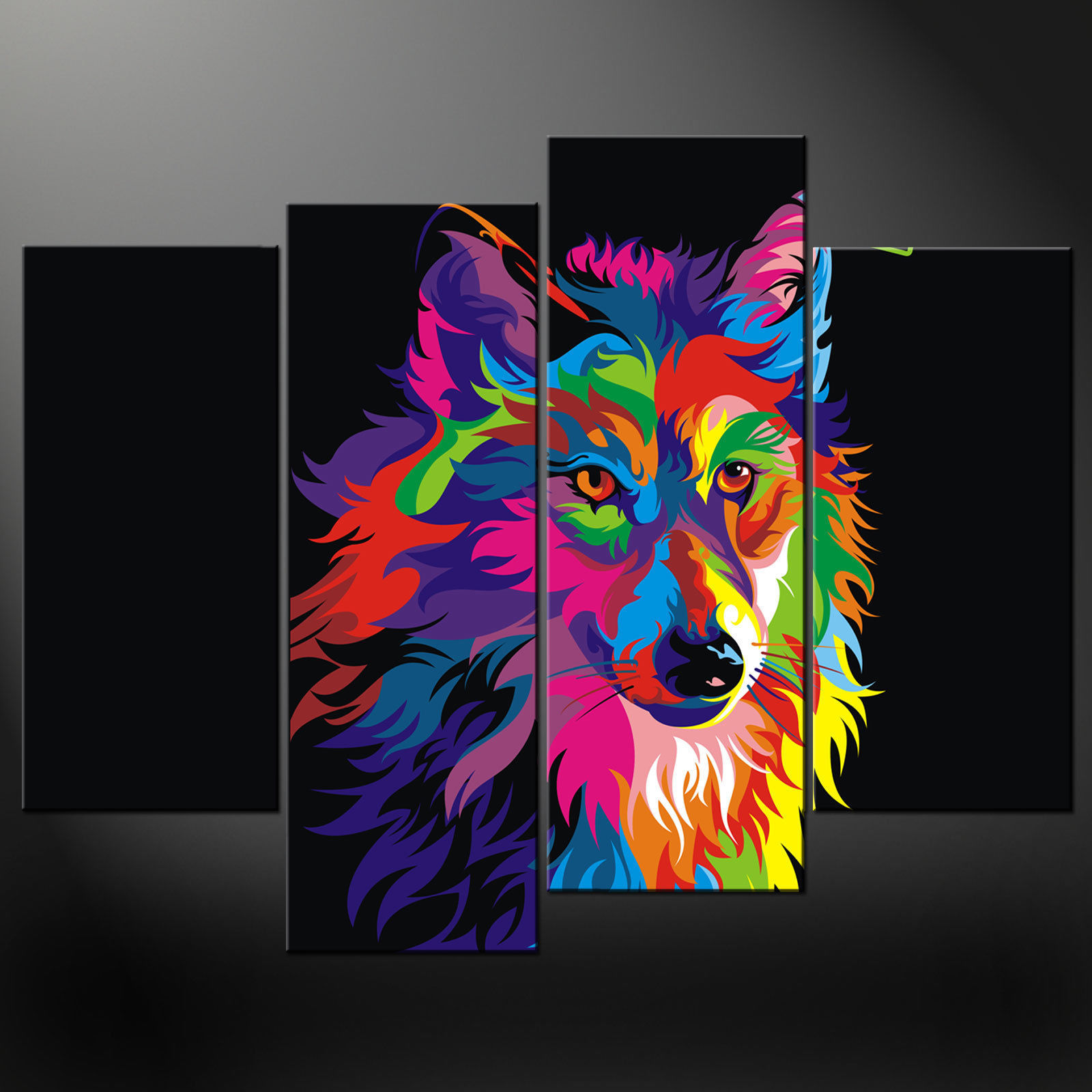Wallpaper #4h3xLJMBlOZrFDOkhswd160 Abstract Wolf Painting at Paintingvalleycom Explore Collection of