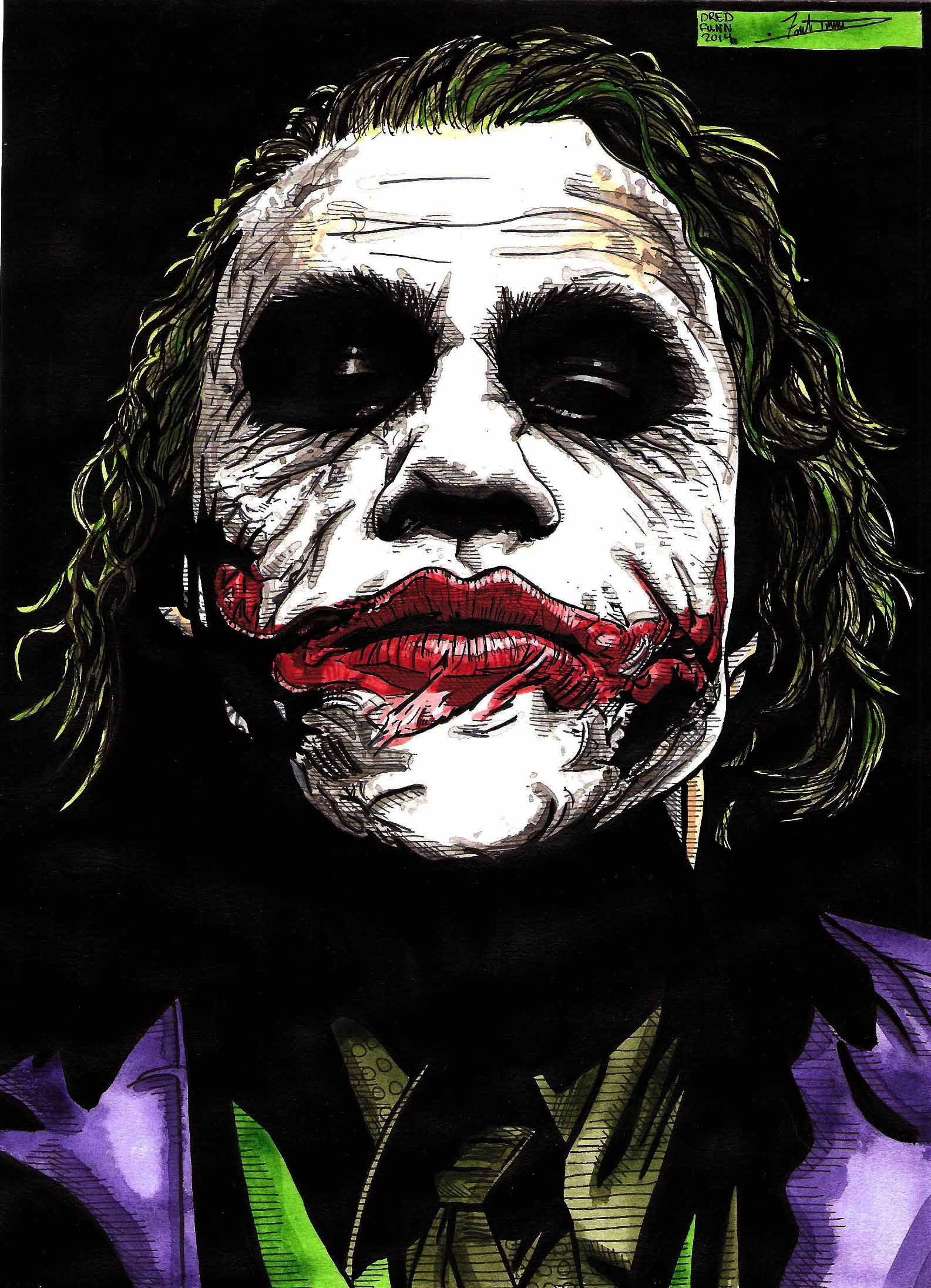 Wallpaper #s2eU95IBSpphPi3-kIZO110 Painting of Joker at Paintingvalleycom Explore Collection of