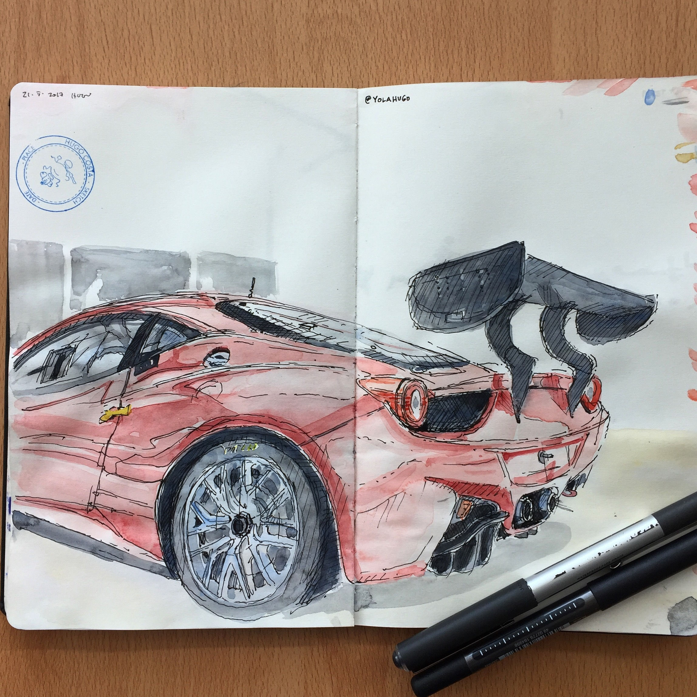 Wallpaper #pxkcBo8BtGB6xQ78qlNi15 Ferrari 458 Drawing at Paintingvalleycom Explore Collection of
