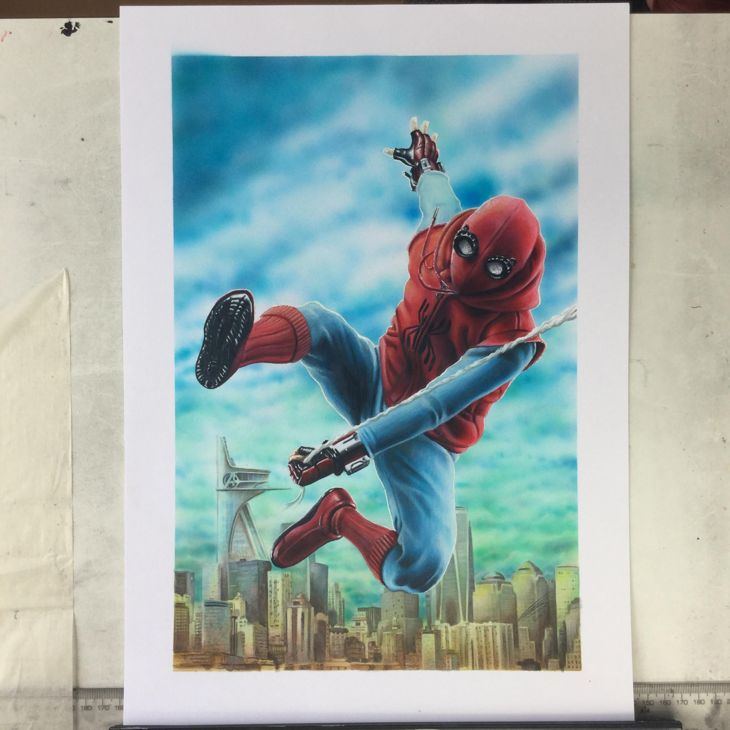 Wallpaper #eDGeNZMB5zzyi_yY4Vev6 Spider Man Homecoming Drawing at Paintingvalleycom Explore