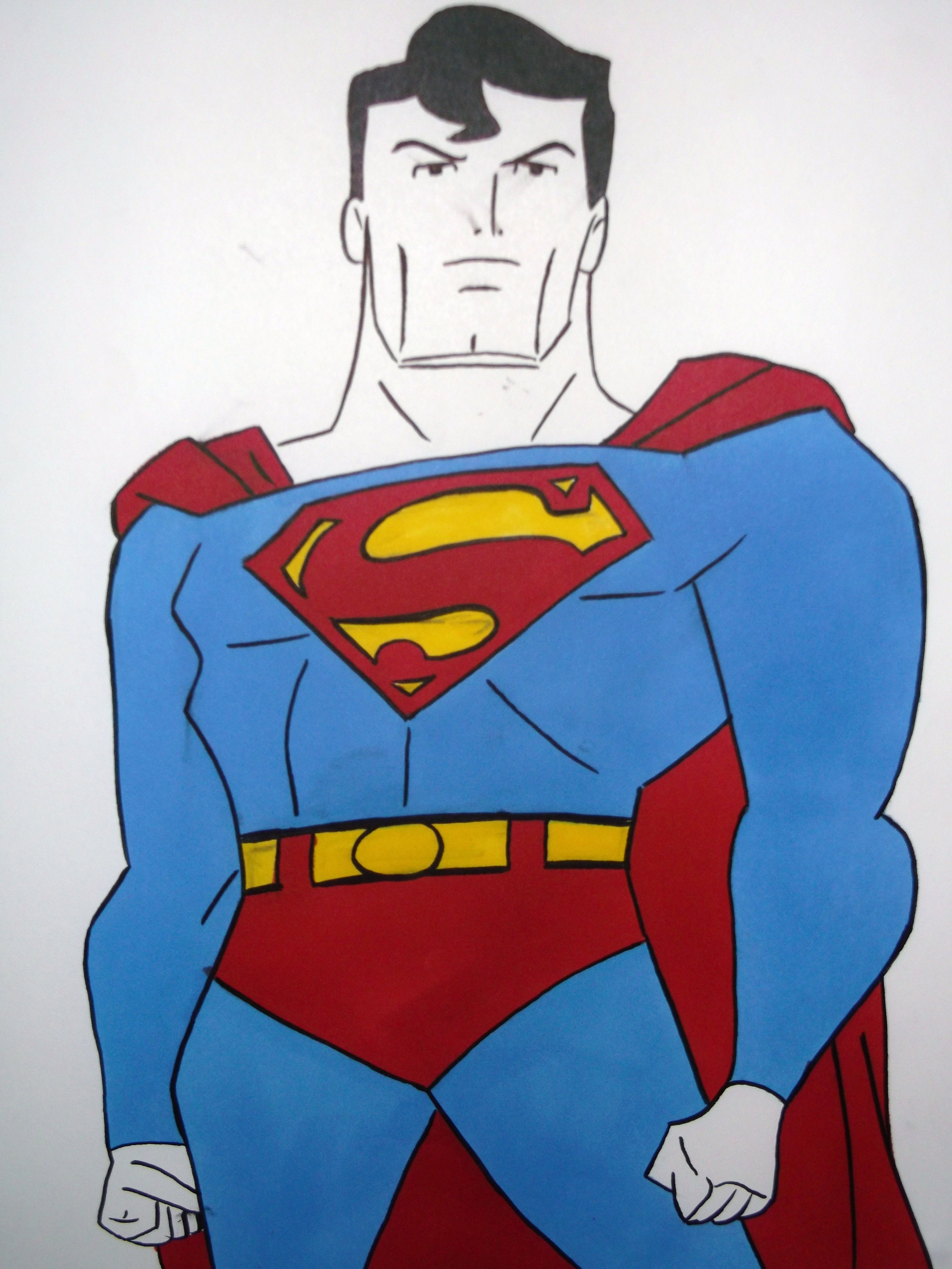 Wallpaper #FWjqFpMBSpphPi3-dg3B130 Superman Cartoon Drawing at Paintingvalleycom Explore Collection of