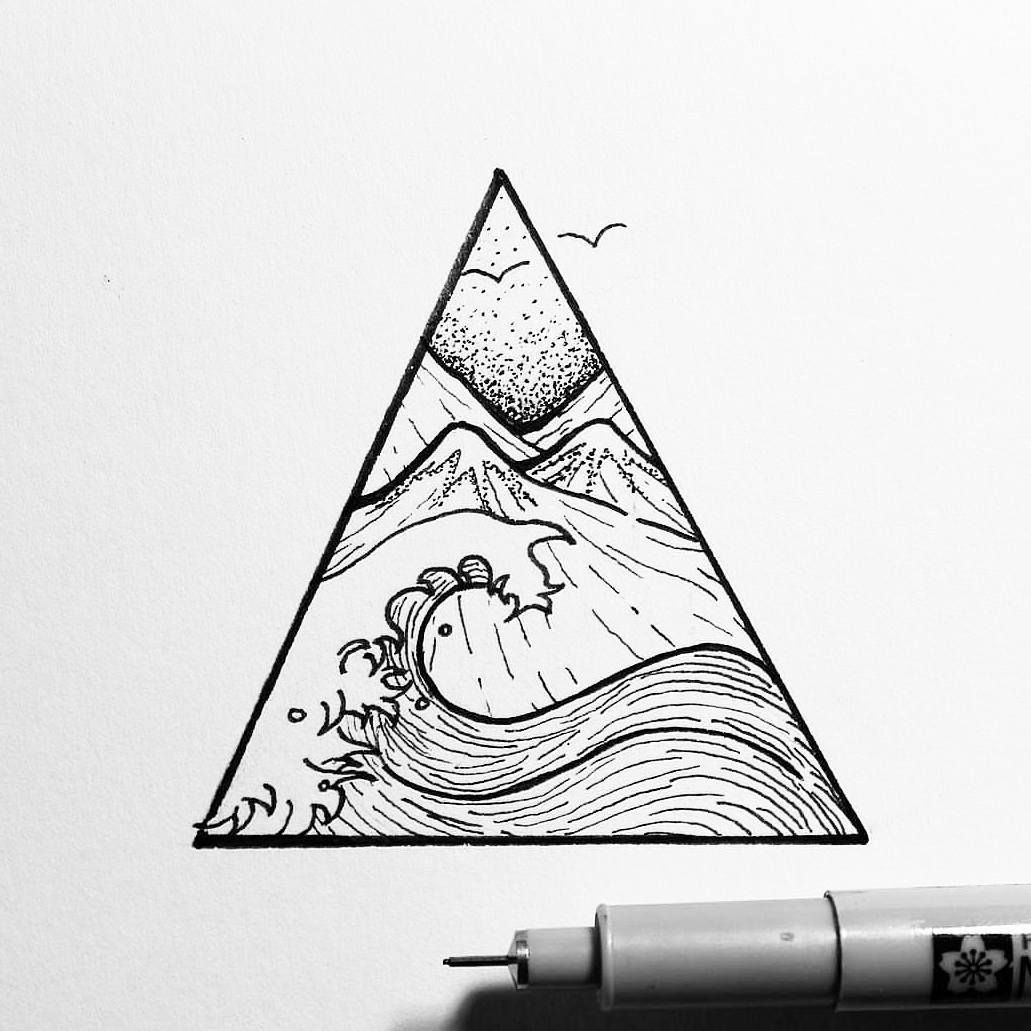Wallpaper #PmeuAJMBSpphPi3-_adt53 Triangle Drawing at Paintingvalleycom Explore Collection of Triangle