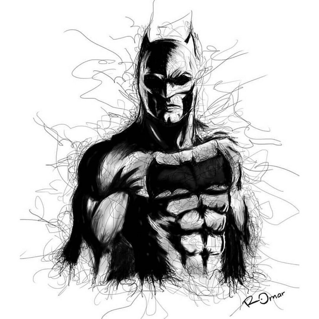 Wallpaper #6BmyLY8BtGB6xQ78UZKq10 Batman Black and White Drawing at Paintingvalleycom Explore