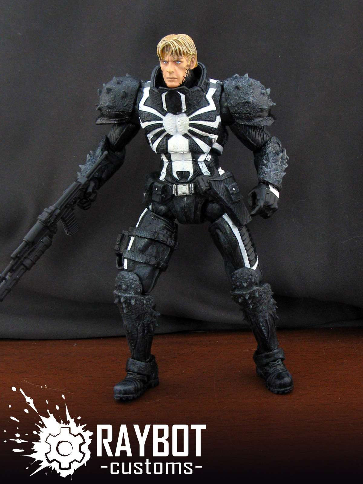 Wallpaper #ZfTCOpMBKFX8bn3reHmO69 Marvel Legends Custom Agent Venom Figure by Raybot Customs Spider Man