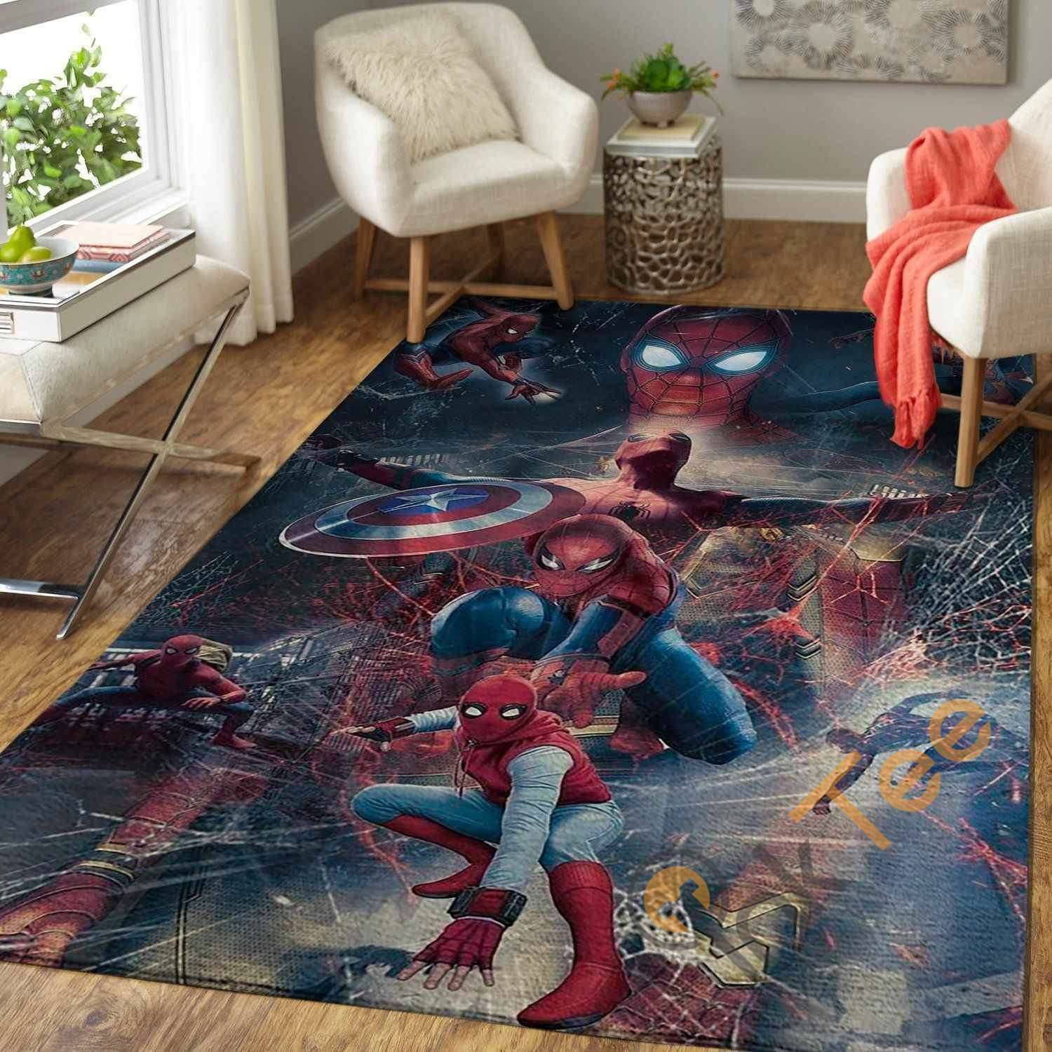 Wallpaper #RYLzP5MB0GiFKesMucCx91 Order Heroic Evolution Marvel Superhero Spiderman Area Rug from