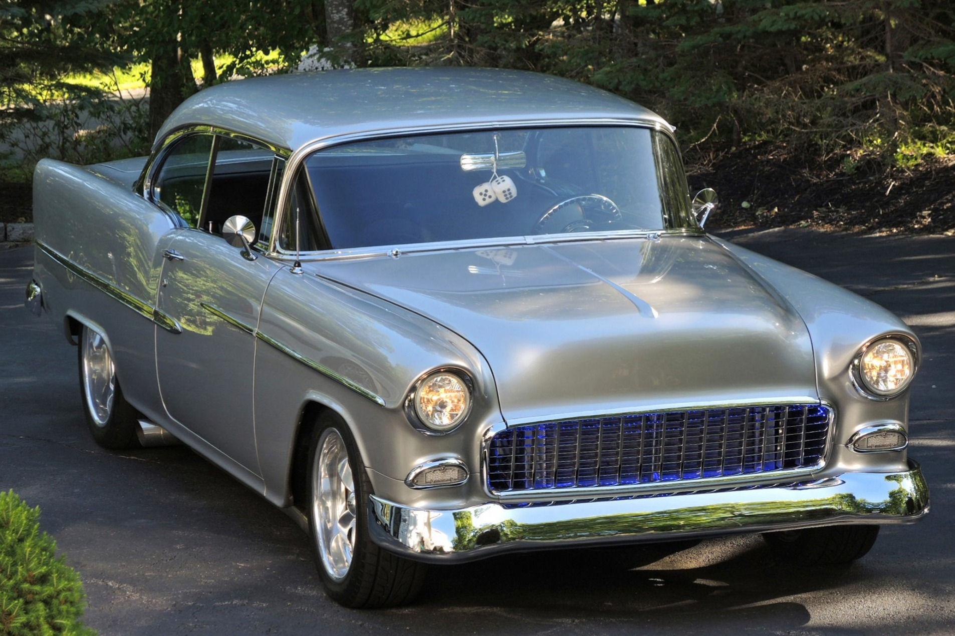 Wallpaper #qHMmhI4BFI5NbQksnBwH46 632 Powered 1955 Chevrolet Bel Air 2 Door Hardtop for Sale on Bat