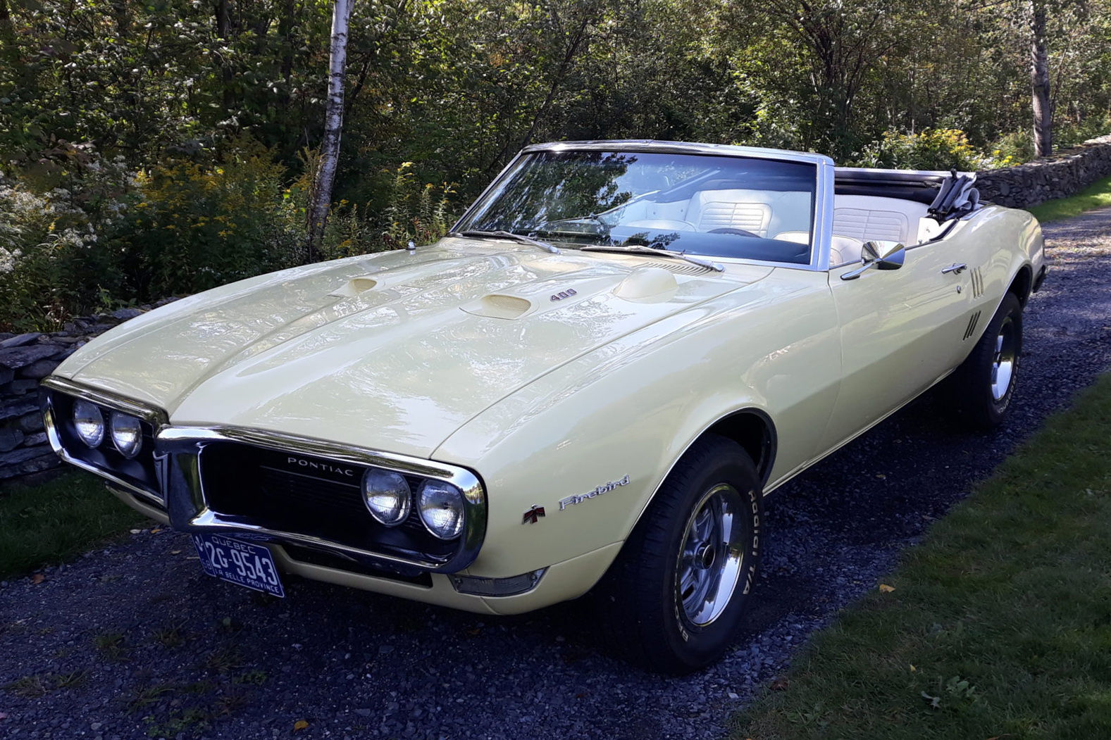 Wallpaper #KpyZ4pIBZHQxiYarYME520 1968 Pontiac Firebird Convertible 4 Speed for Sale on Bat Auctions