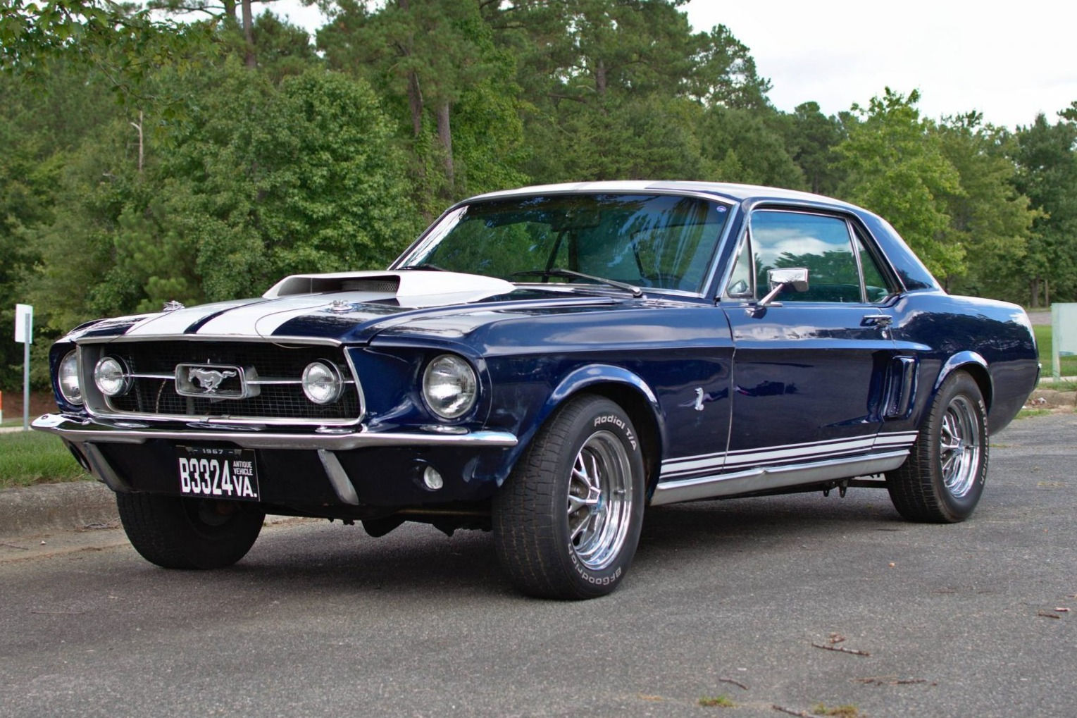 Wallpaper #ZXfJJpMB-pgBXx60nKMQ25 Modified 1967 Ford Mustang Coupe for Sale on Bat Auctions Sold for