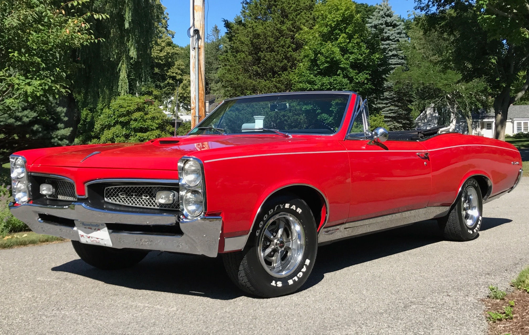Wallpaper #MWcl7JIBSpphPi3-jlG7280 1967 Pontiac Gto Convertible 4 Speed for Sale on Bat Auctions Sold