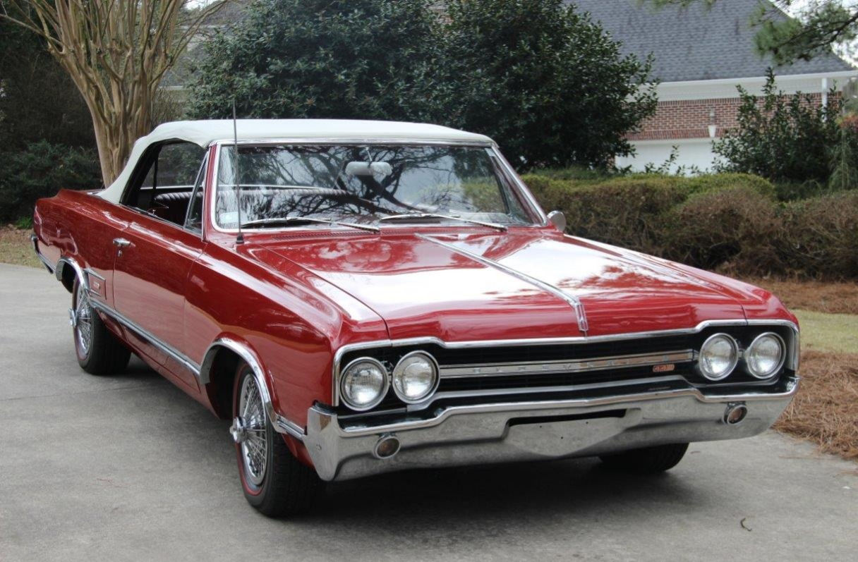 Wallpaper #HGh9JJMBSpphPi3-ujl9309 1965 Oldsmobile 442 Convertible 4 Speed for Sale on Bat Auctions