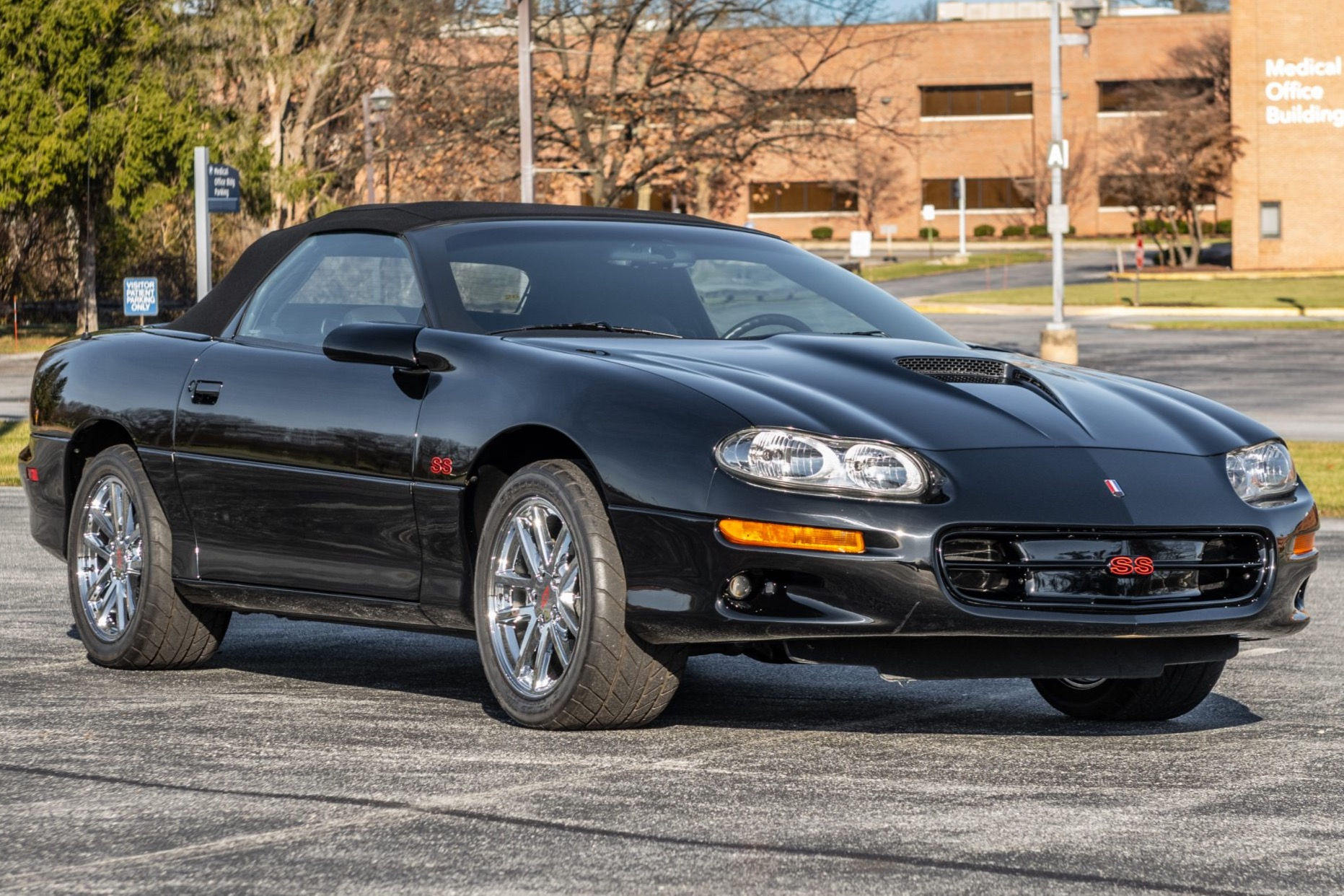 Wallpaper #g2c785IBSpphPi3-BnRg190 1500 Mile 2002 Chevrolet Camaro Ss Slp Convertible 6 Speed for Sale on