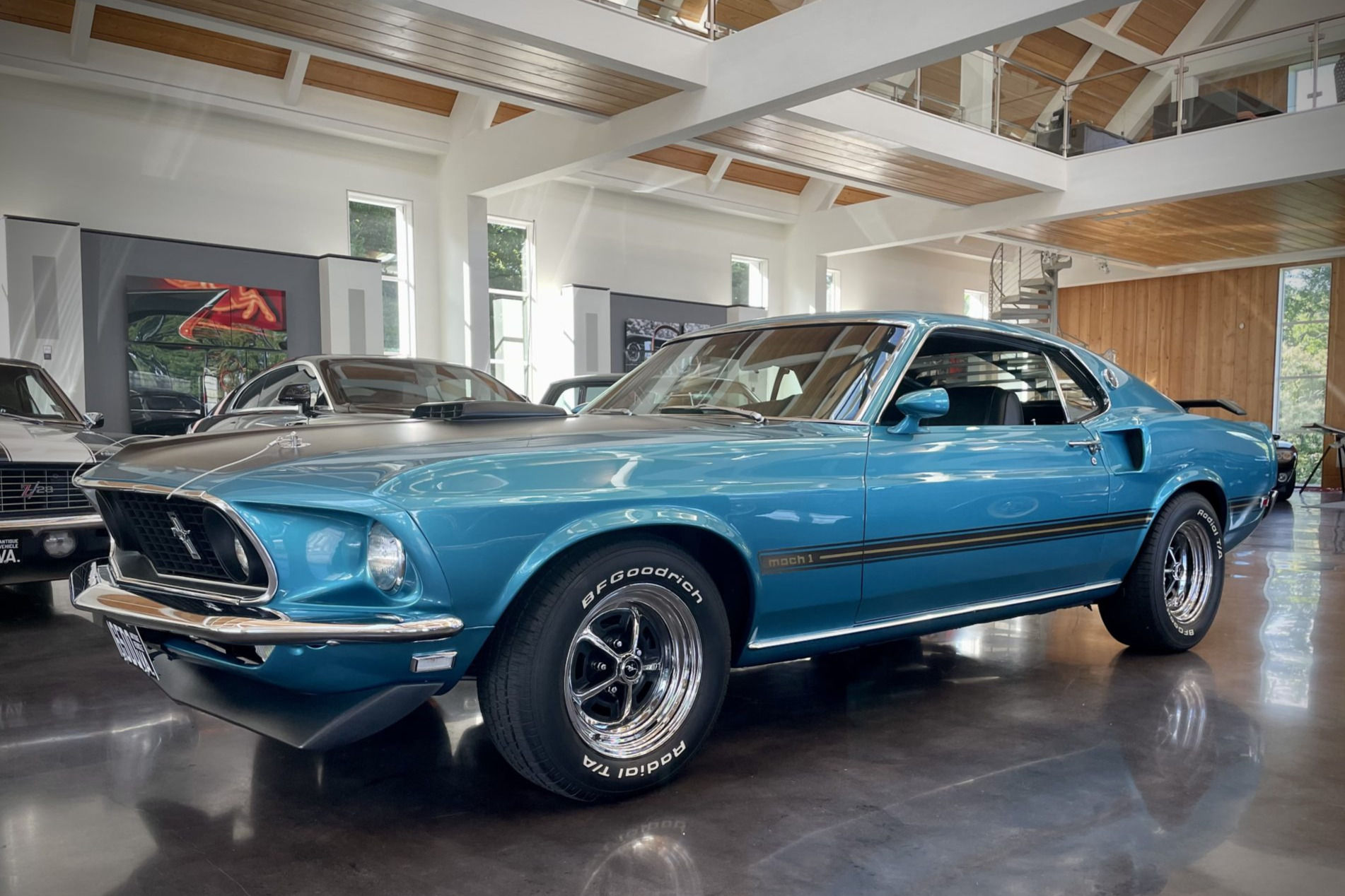 Wallpaper #iz9dPJMBLiIJ4c9OTZG9239 Modified 1969 Ford Mustang Mach 1 5 Speed for Sale on Bat Auctions
