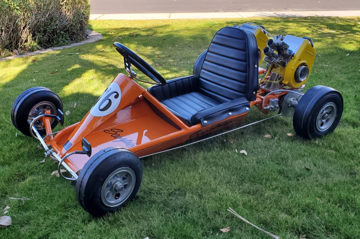 Wallpaper #bmce8JIBSpphPi3-v2Wt84 No Reserve Twin Engine 1961 Bug Scorpion Go Kart for Sale on Bat