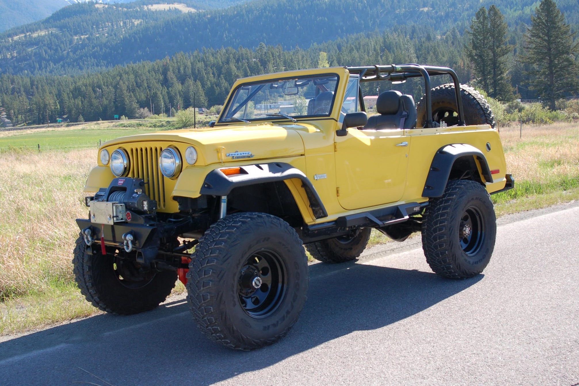 Wallpaper #txk5LI8BtGB6xQ788o8228 No Reserve Modified 1971 Jeep Jeepster Commando Convertible for Sale