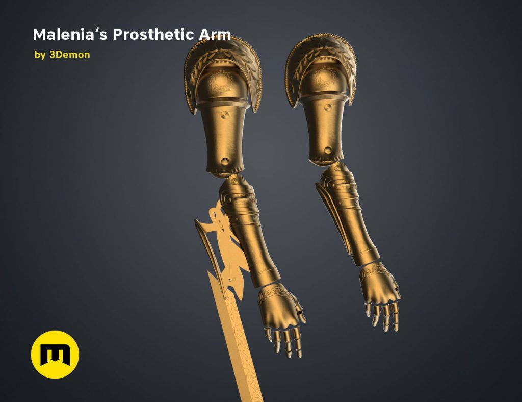 Wallpaper #AfDcf5cBi4JM6agGcSER137 Elden Ring Malenias Prosthetic Arm 3demon 3D Print Models Download