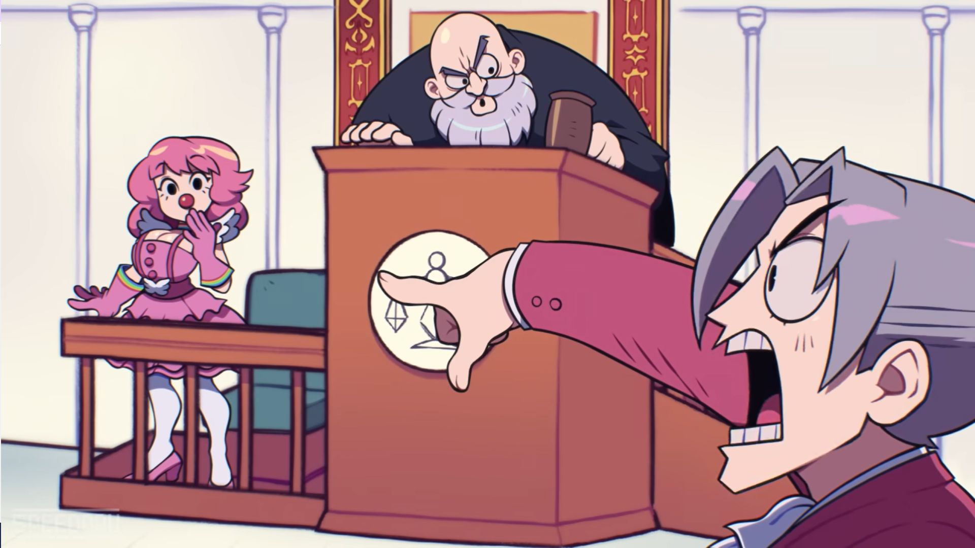 Wallpaper #7BmlFY8BtGB6xQ78OWuo38 Ace Attorney Follower Computer Animation Triggers Neighborhood