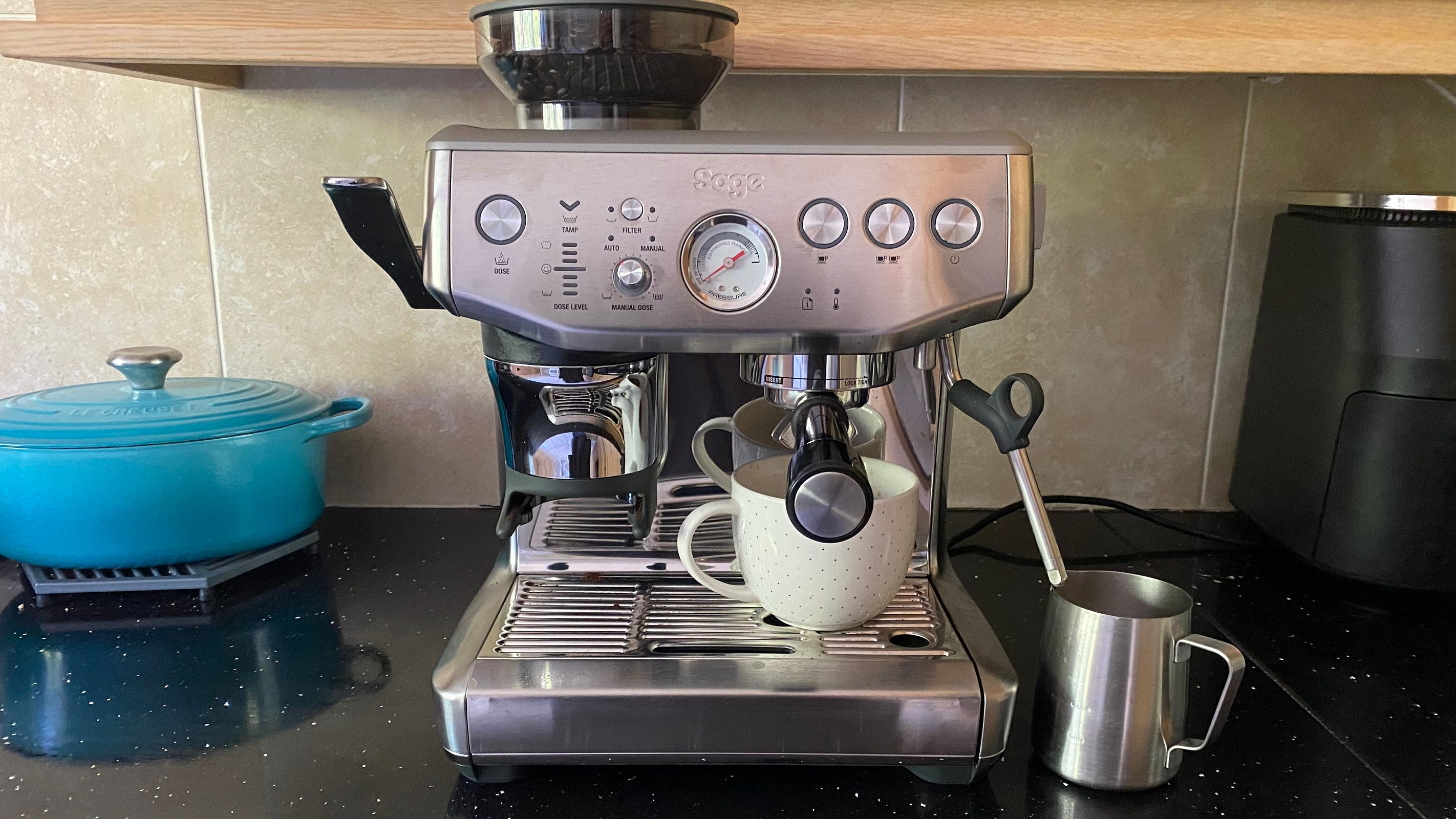 Wallpaper #42c77JIBSpphPi3-hVFu371 Sage the Barista Express Impress Coffee Machine Review Techradar