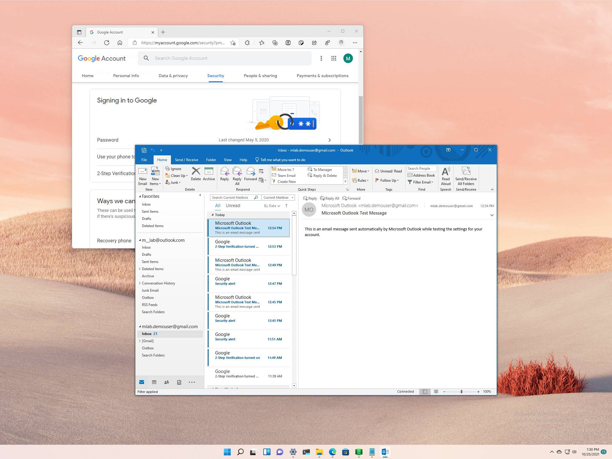 Wallpaper #vbmq3ZIBJvJKYCmEdwEe197 How to Set Up Two Factor Authentication 2fa for Gmail in Outlook