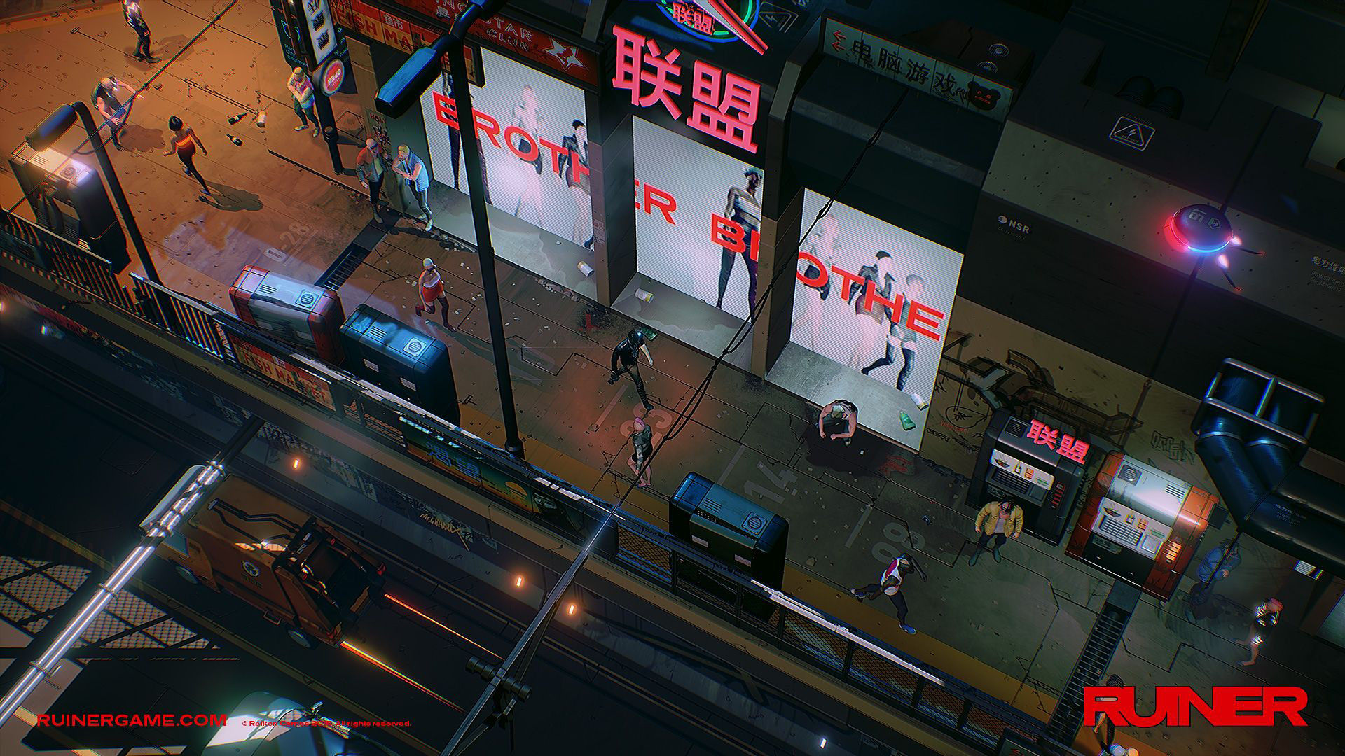 Wallpaper #tGh5I5MBSpphPi3-JzUR1 Ruiner is a Brutal Isometric Shooter Inspired by Cult Cyberpunk Anime