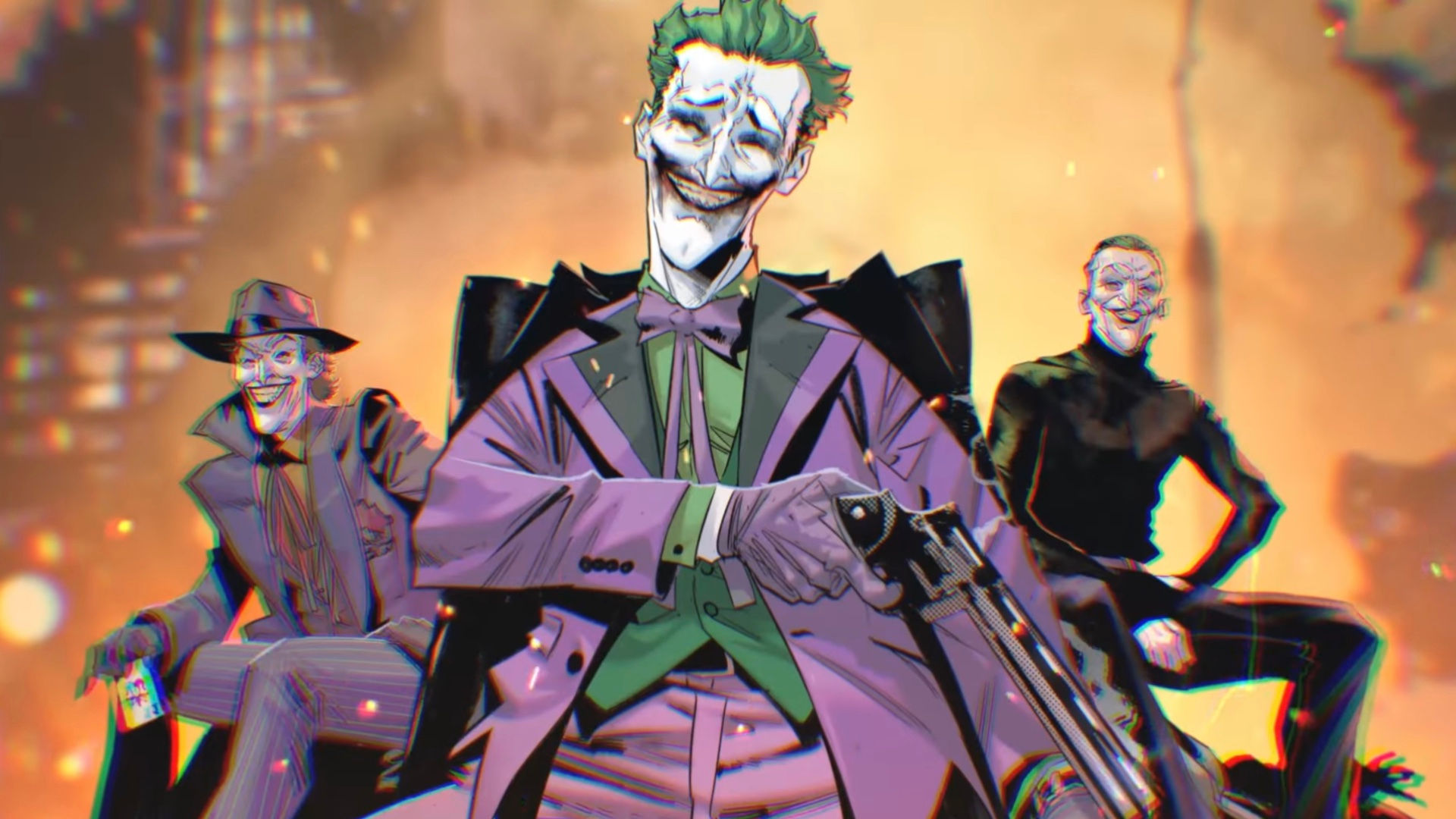 Wallpaper #0RnkK48BtGB6xQ782Y4X43 The Three Jokers Return in Batman 125 Gamesradar