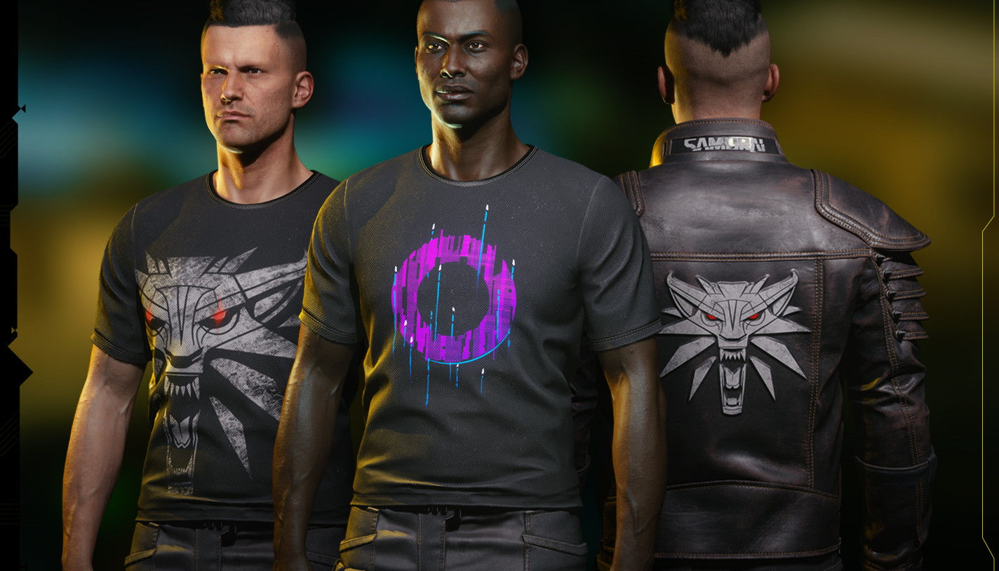 Wallpaper #MvQZOZMBKFX8bn3rFHbt55 Witcher Gear Cyberpunk 2077 Game Wolf School Jacket Jacket Makers