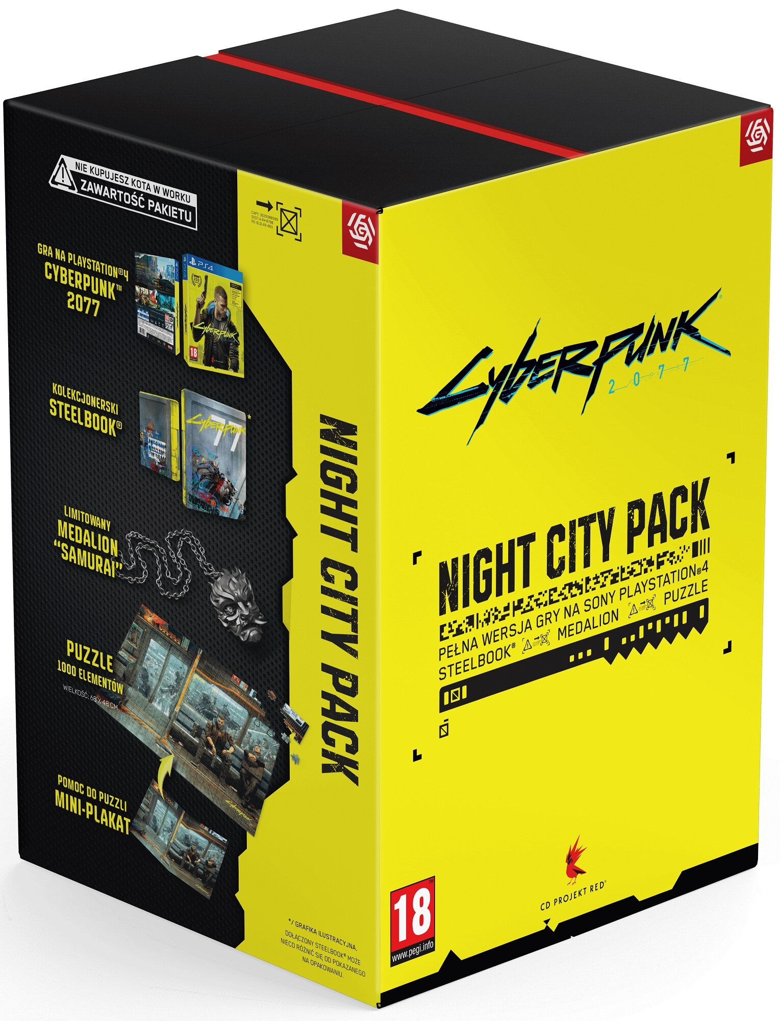 Wallpaper #jPRQOZMBKFX8bn3r4Haw323 Cyberpunk 2077 Night City Pack Gra PS4 Kompatybilna Z PS5 Niskie