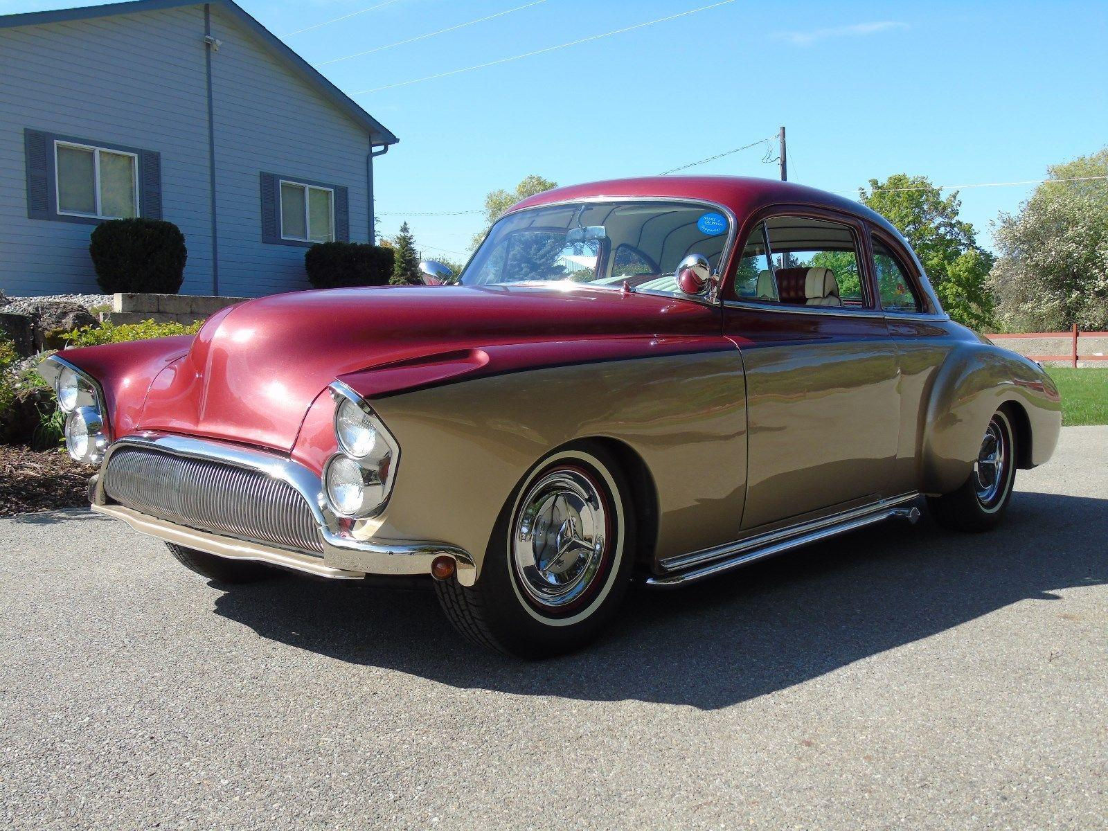 Wallpaper #fBmQN48BtGB6xQ78oKbU19 Badass Looking 1950 Oldsmobile Business Coupe Custom for Sale