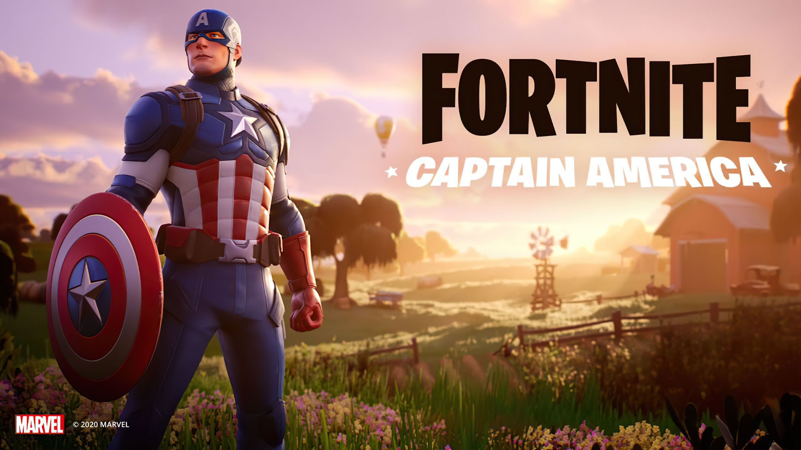 Wallpaper #vXQxwo4B_8f4nGFaWG6c16 Captain America Lands in Fortnite Just in Time for July 4th