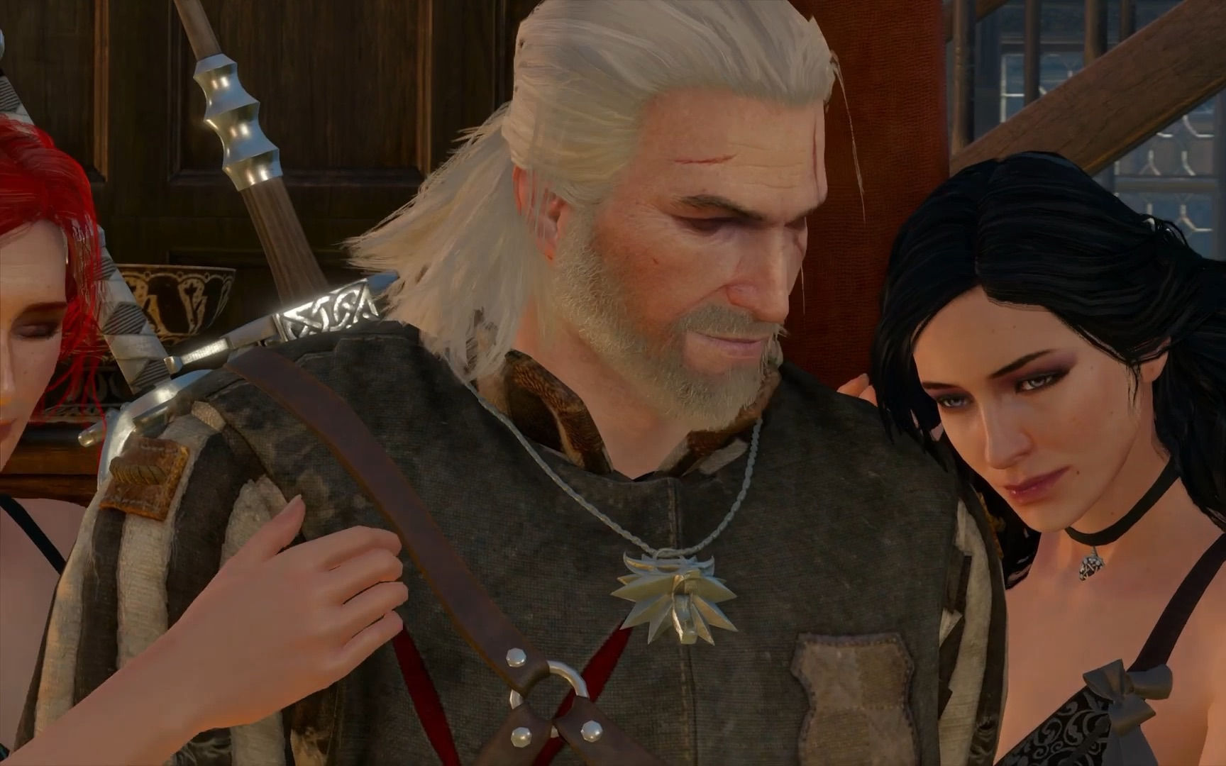 Wallpaper #RkDEMZMBJhL2WPbaNsiW318 Witcher 3 Romance Mod Allows Cheating with Yennefer Triss