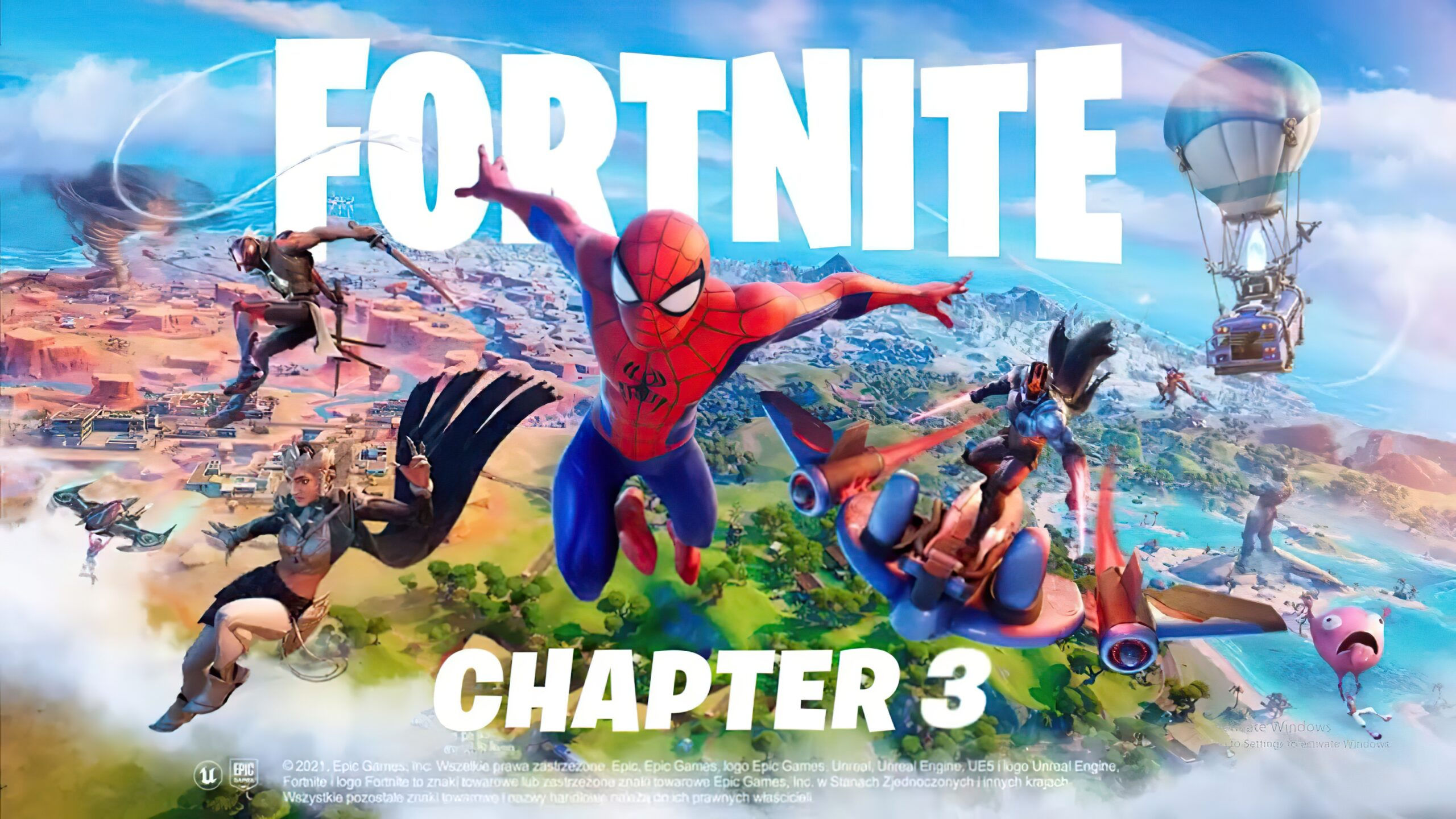 Wallpaper #bttkMpMB3oUMxGFS_z3592 Fortnite Chapter 3 Features Spider Man Web Swinging Sliding and the